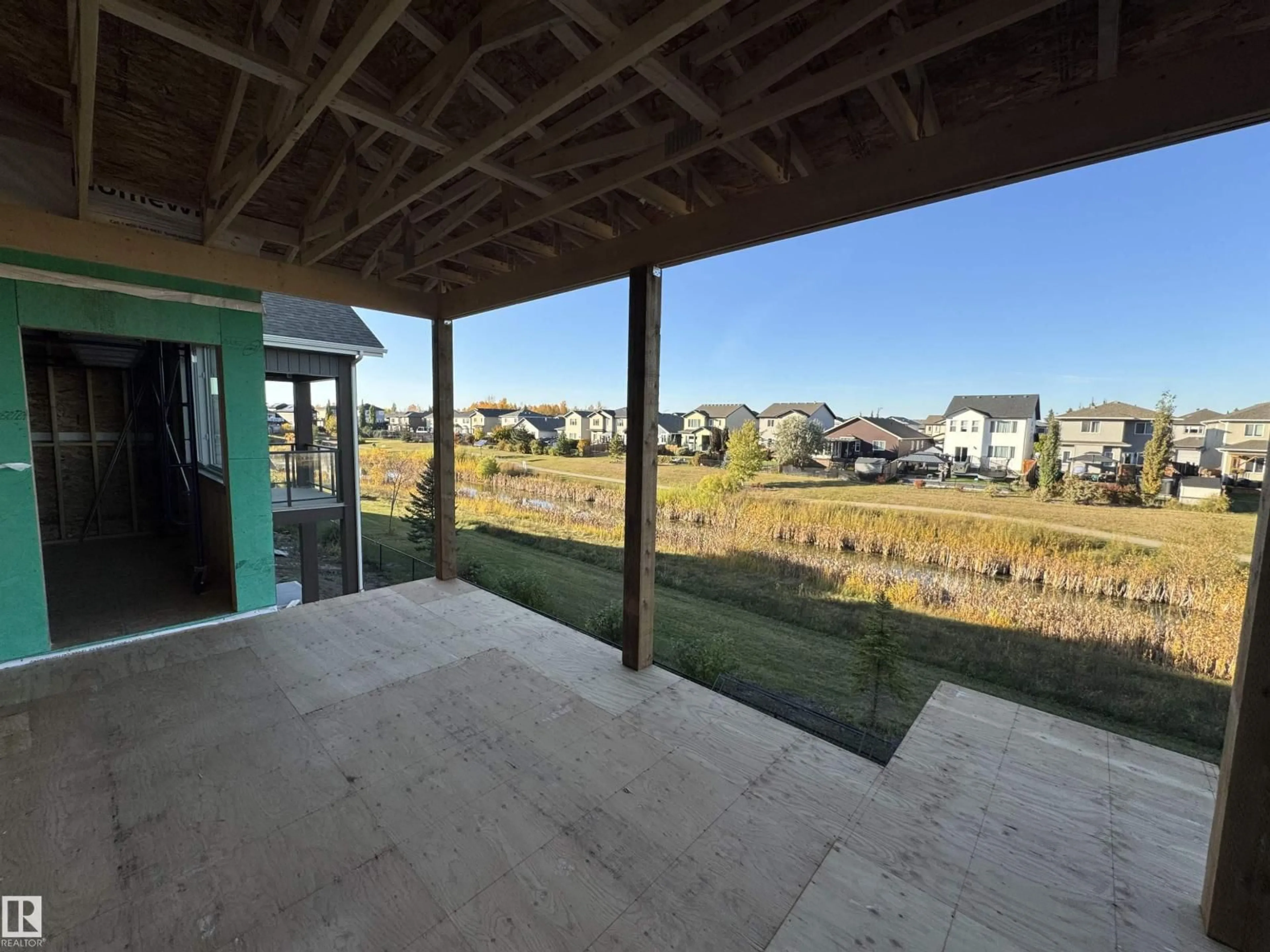Patio, water/lake/river/ocean view for 28 HARLEY WY, Spruce Grove Alberta T7X0X4