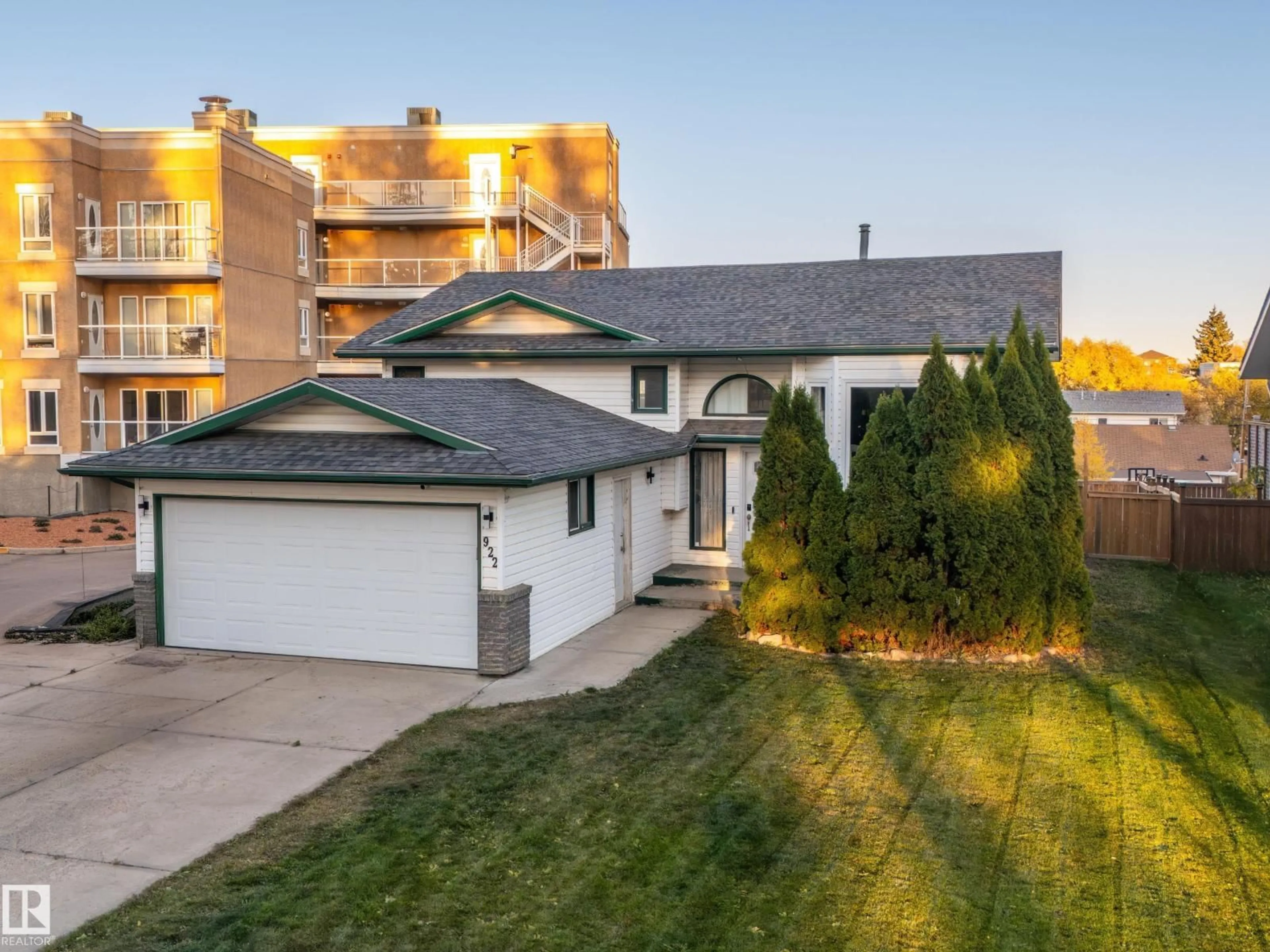 A pic from outside/outdoor area/front of a property/back of a property/a pic from drone, street for 922 12 ST, Cold Lake Alberta T9M1K2