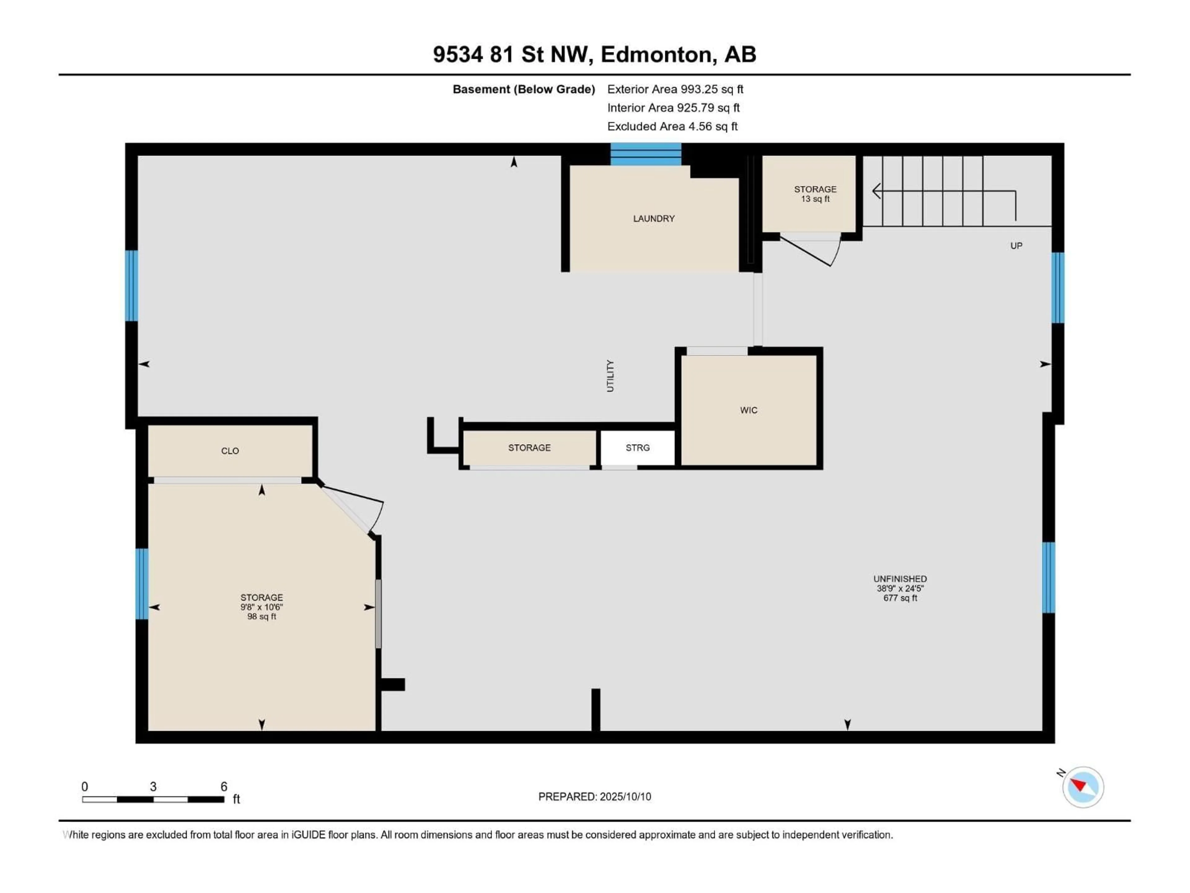 Floor plan for 9534 81 ST, Edmonton Alberta T6C2W5