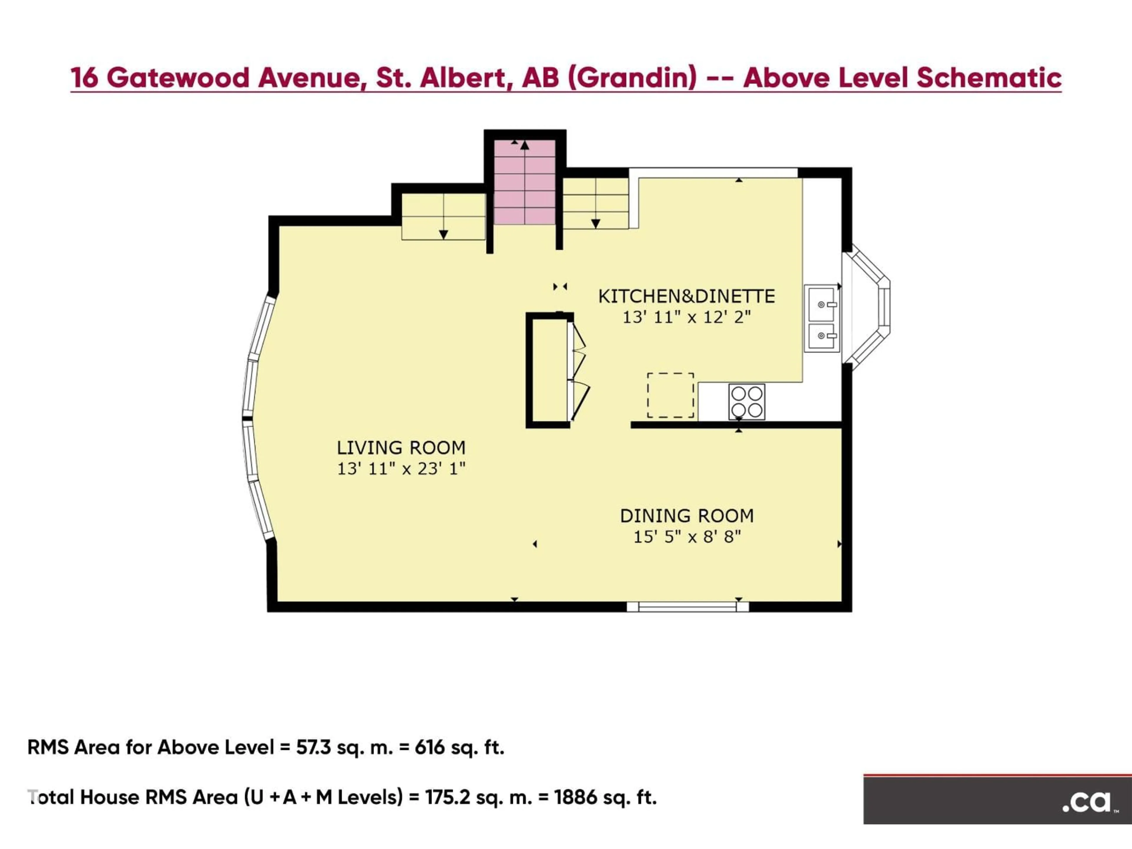 Floor plan for 16 GATEWOOD AV, St. Albert Alberta T8N0Z9