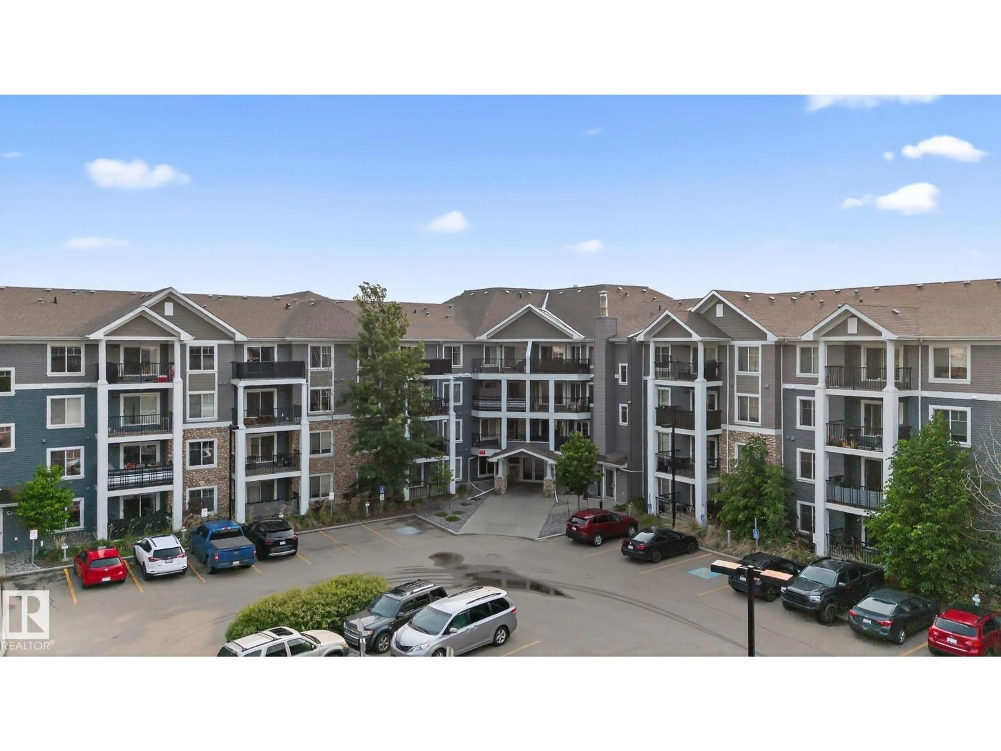 A pic from outside/outdoor area/front of a property/back of a property/a pic from drone, building for 304 - 6084 STANTON DR, Edmonton Alberta T6X0Z4