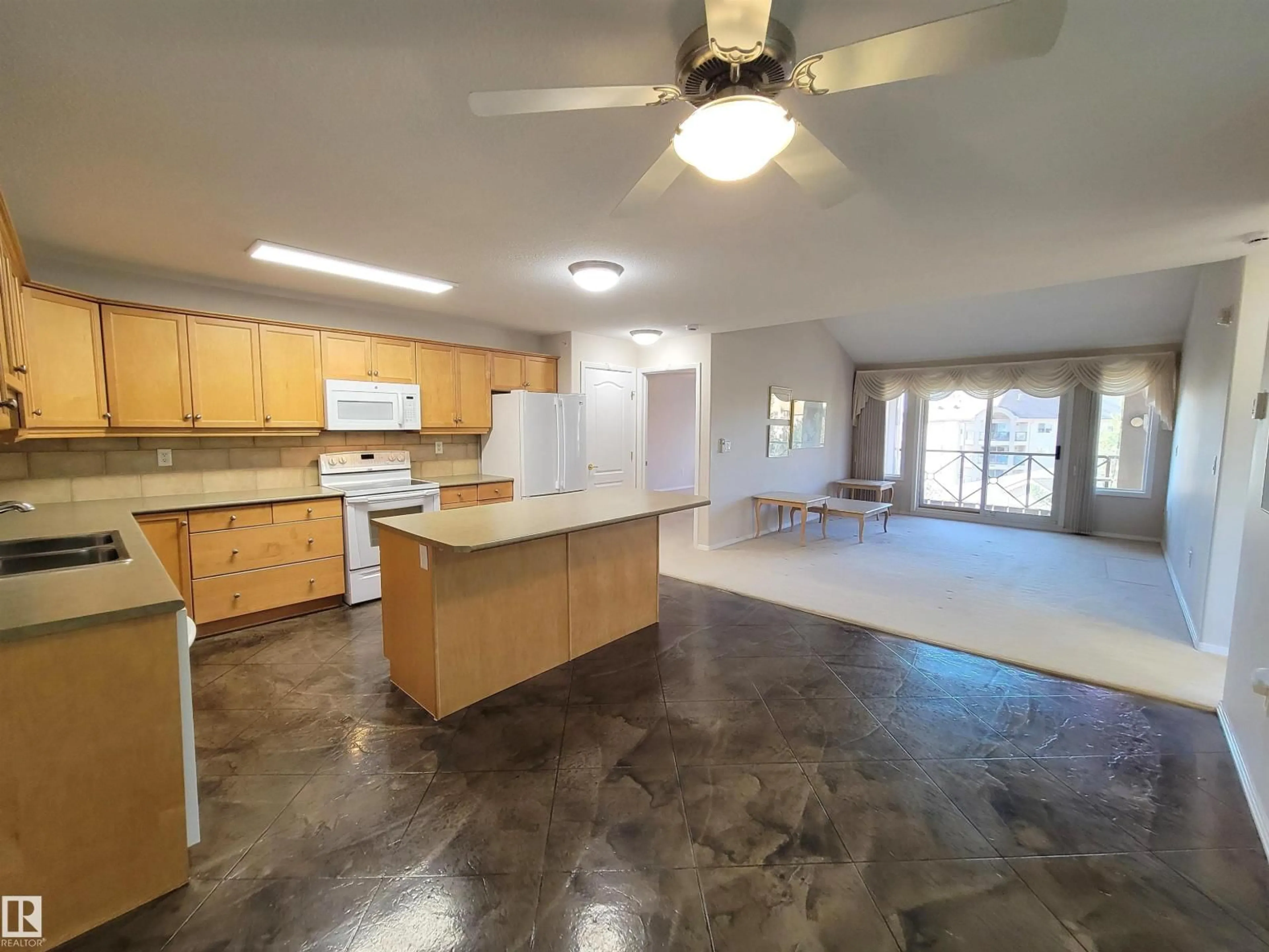 Open concept kitchen, unknown for #402 - 8942 156 ST, Edmonton Alberta T5R5Z5