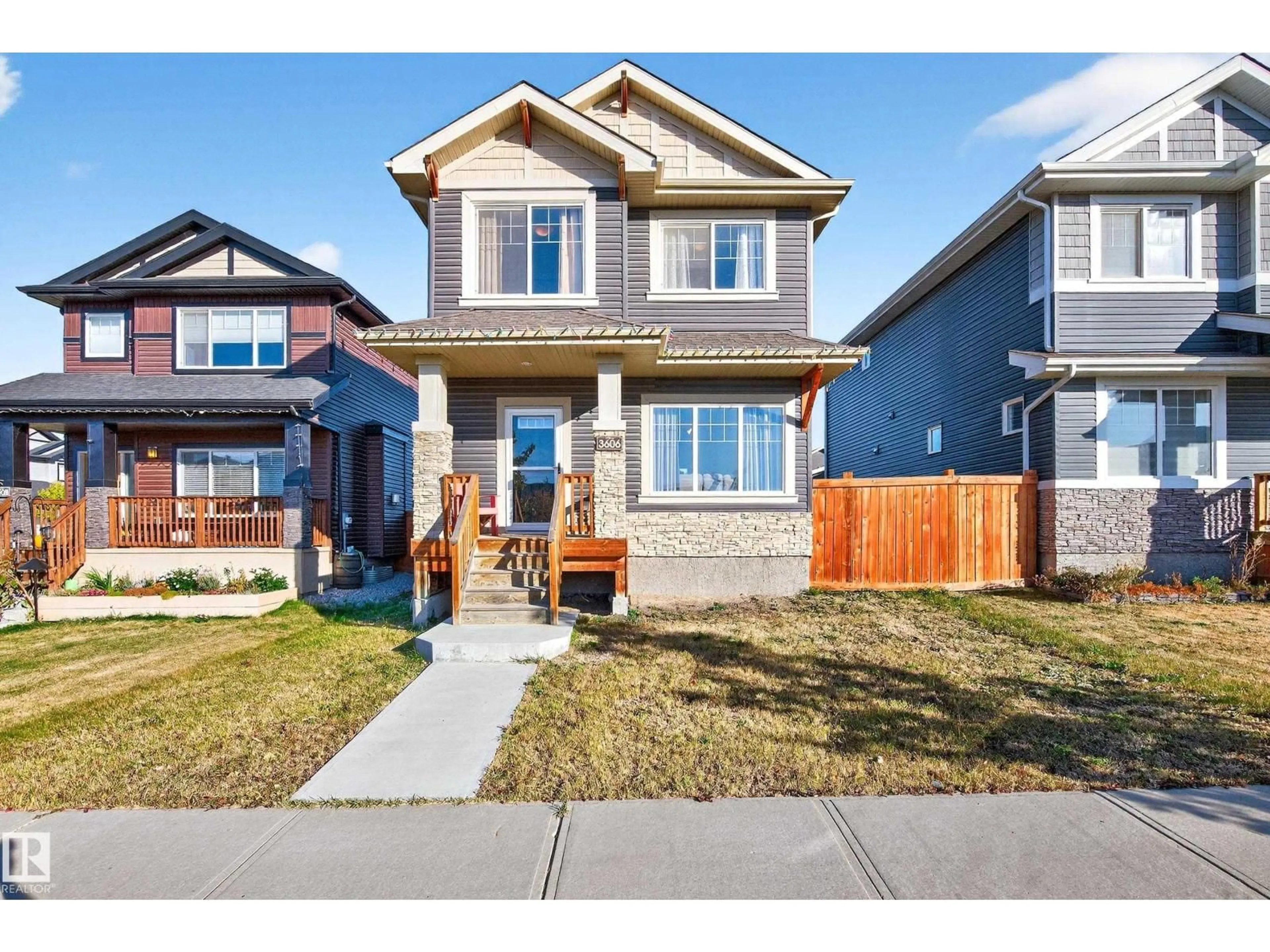 Home with brick exterior material, street for 3606 48 AV, Beaumont Alberta T4X2B5