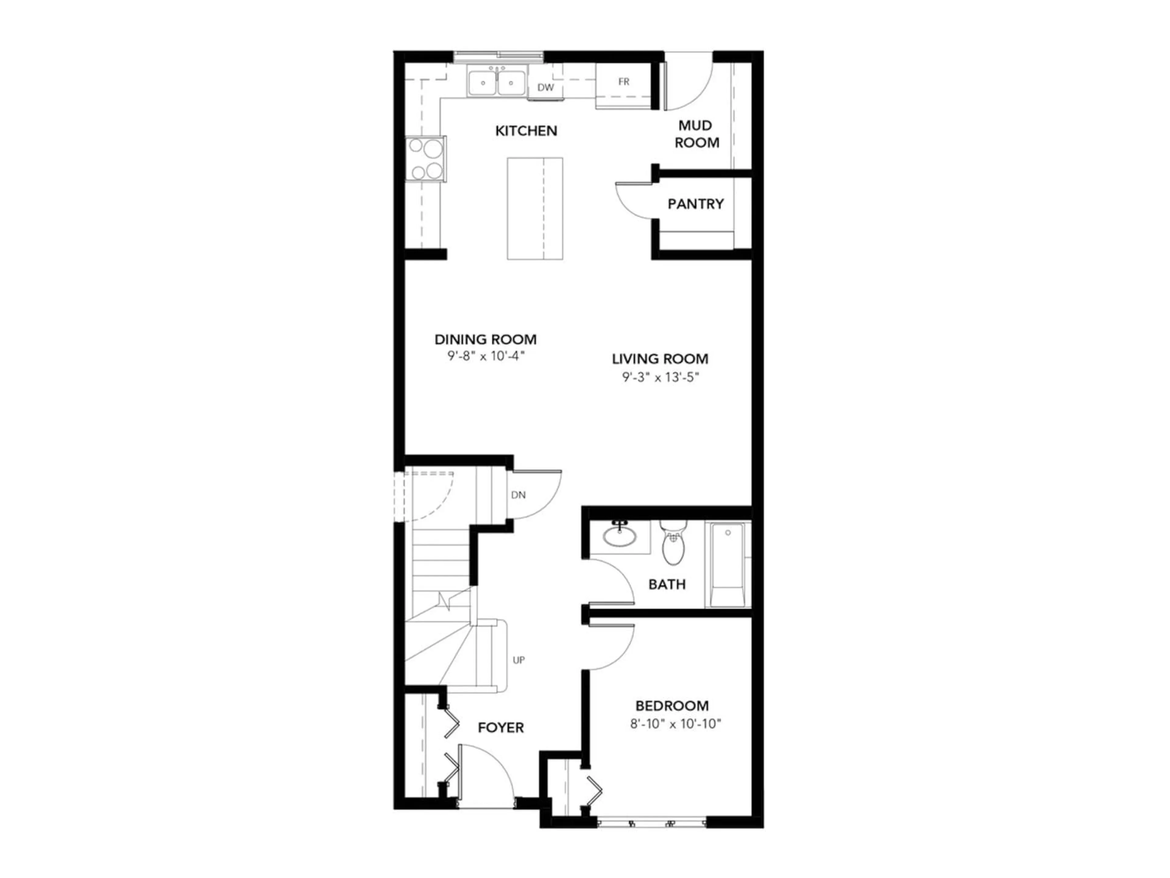 Floor plan for 6108 CARR RD, Edmonton Alberta T5E6Y4