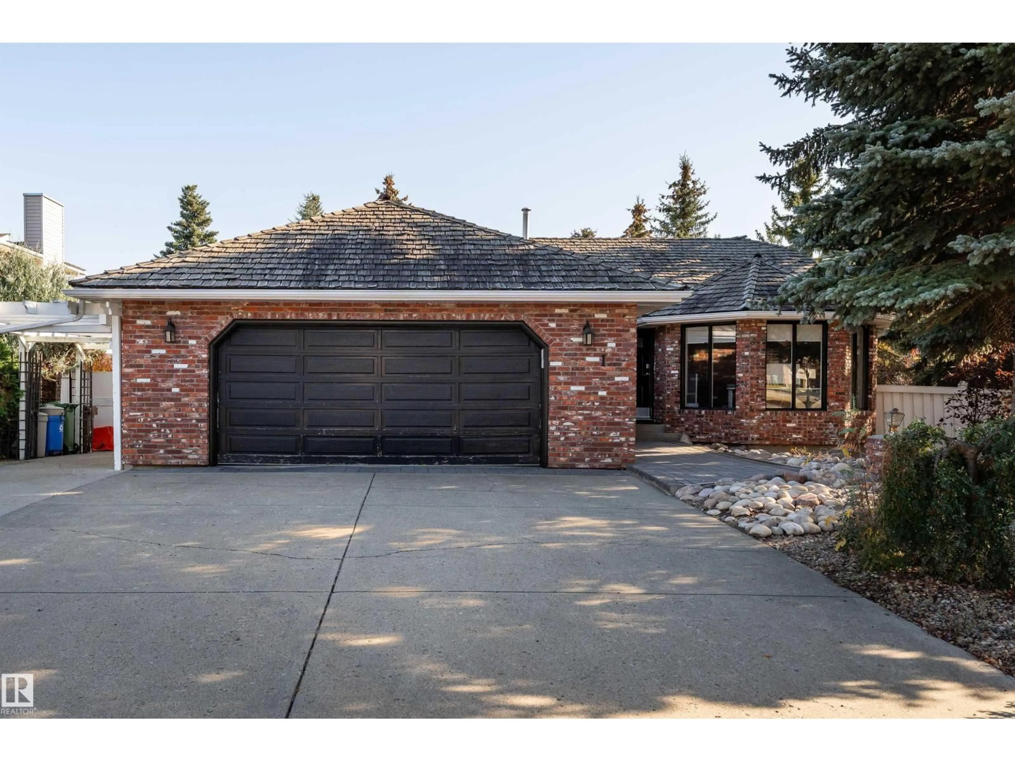 Home with brick exterior material, street for 1 IRONGATE PL, St. Albert Alberta T8N5J7