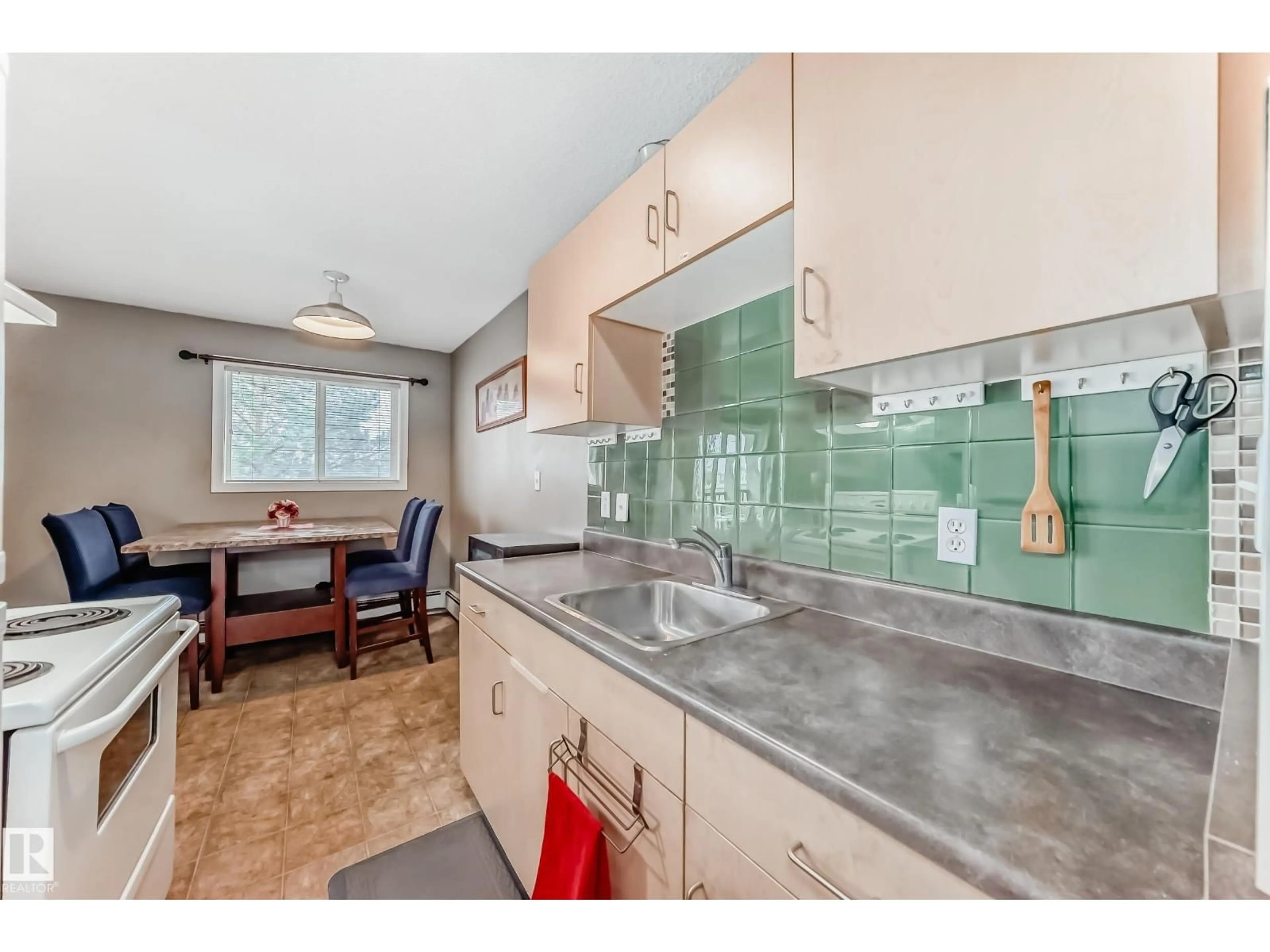 Standard kitchen, ceramic/tile floor for #305 - 12710 127 ST, Edmonton Alberta T5L1A5