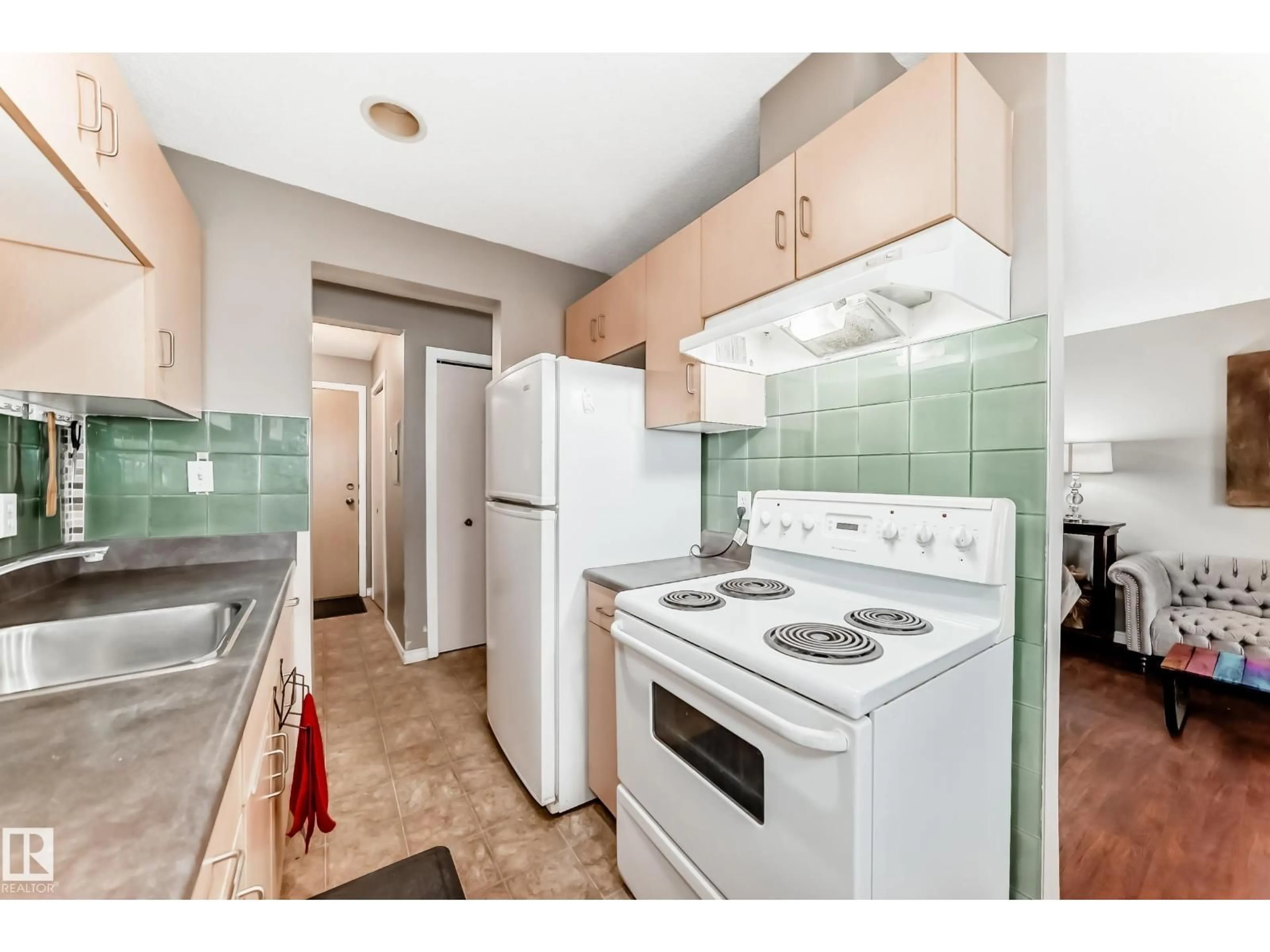 Standard kitchen, ceramic/tile floor for #305 - 12710 127 ST, Edmonton Alberta T5L1A5