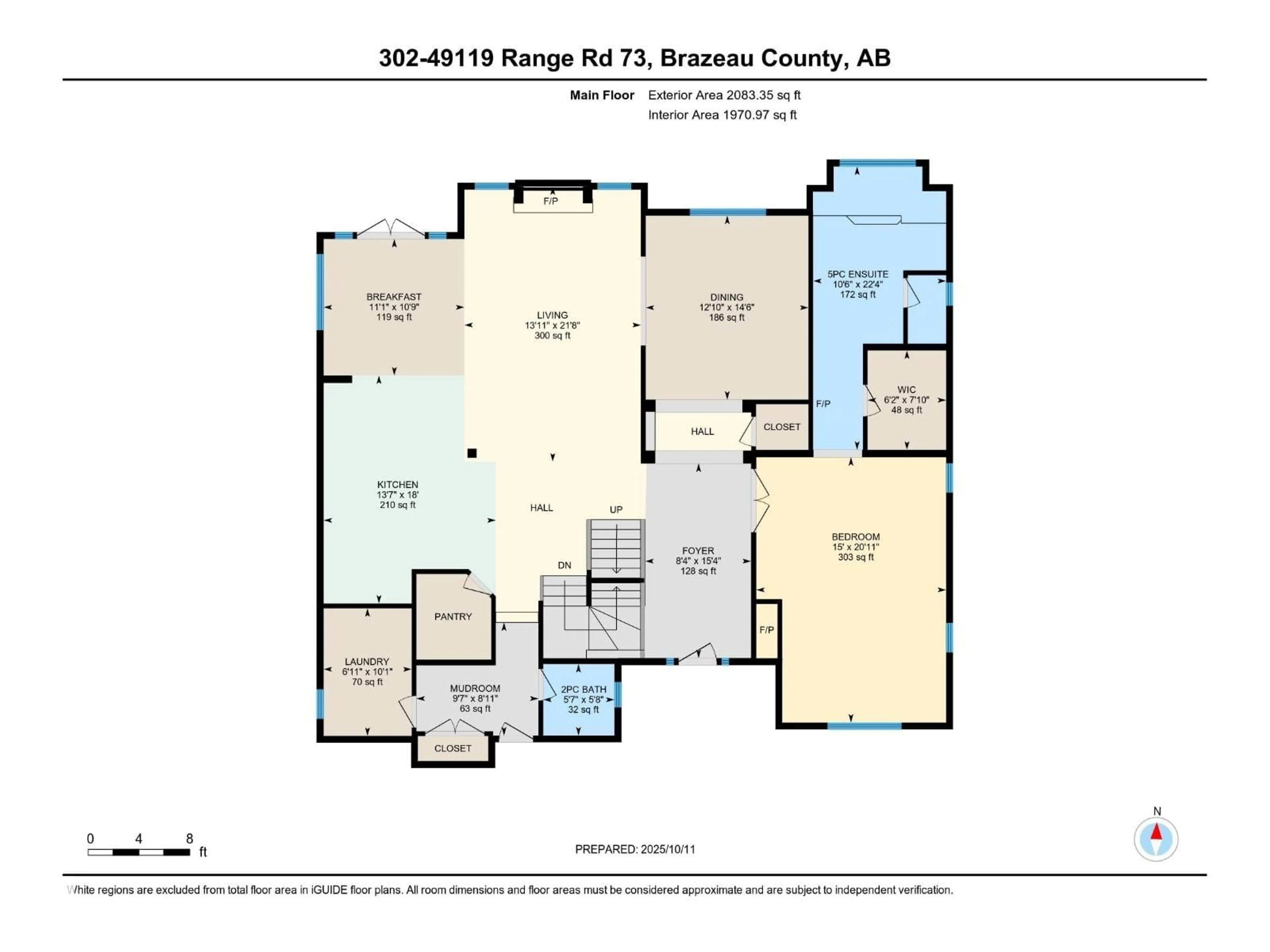 Floor plan for 302 49119 RGE RD 73, Rural Brazeau County Alberta T7A0B9