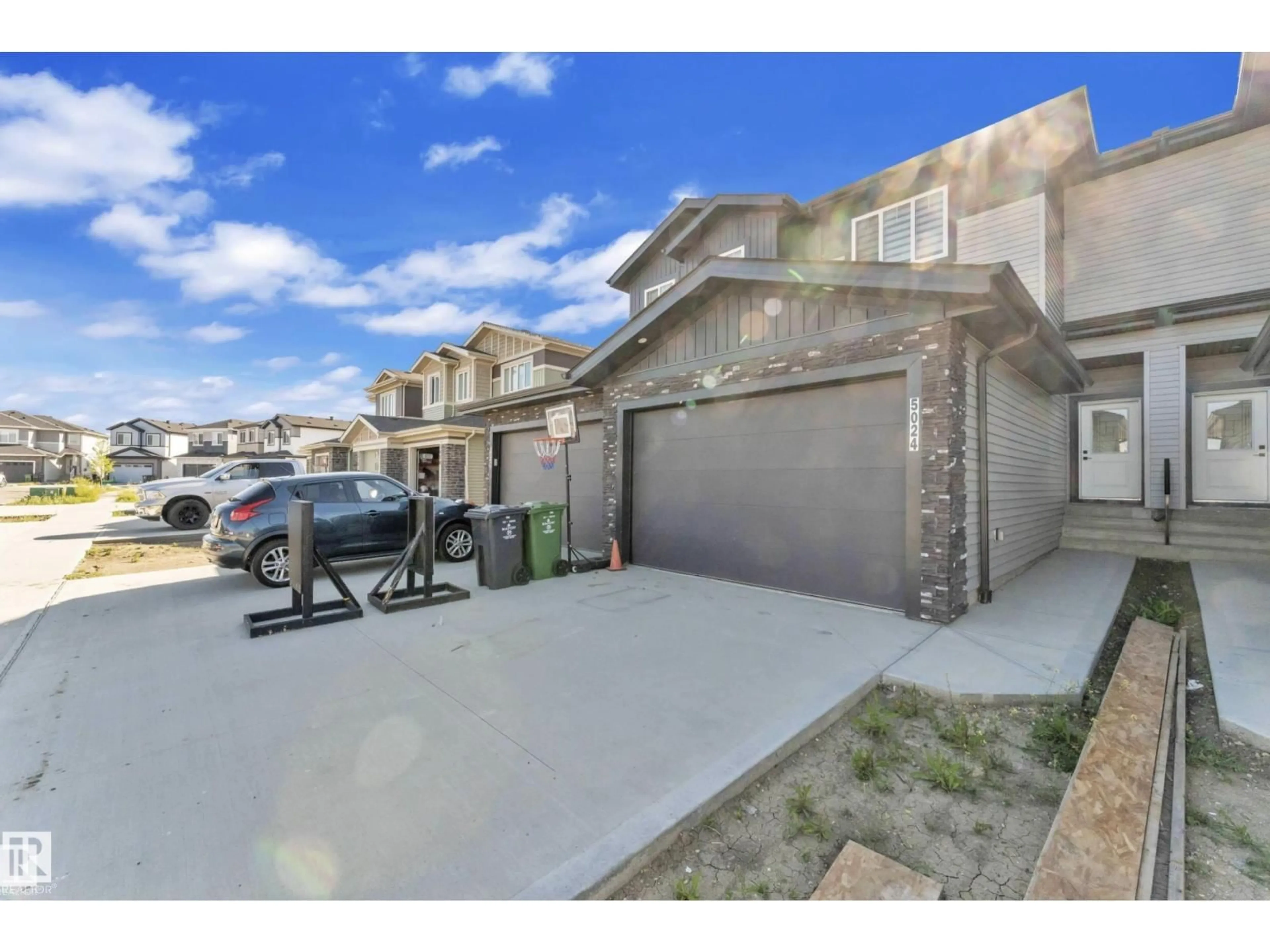A pic from outside/outdoor area/front of a property/back of a property/a pic from drone, street for 5024 67 ST, Beaumont Alberta T6X2A2