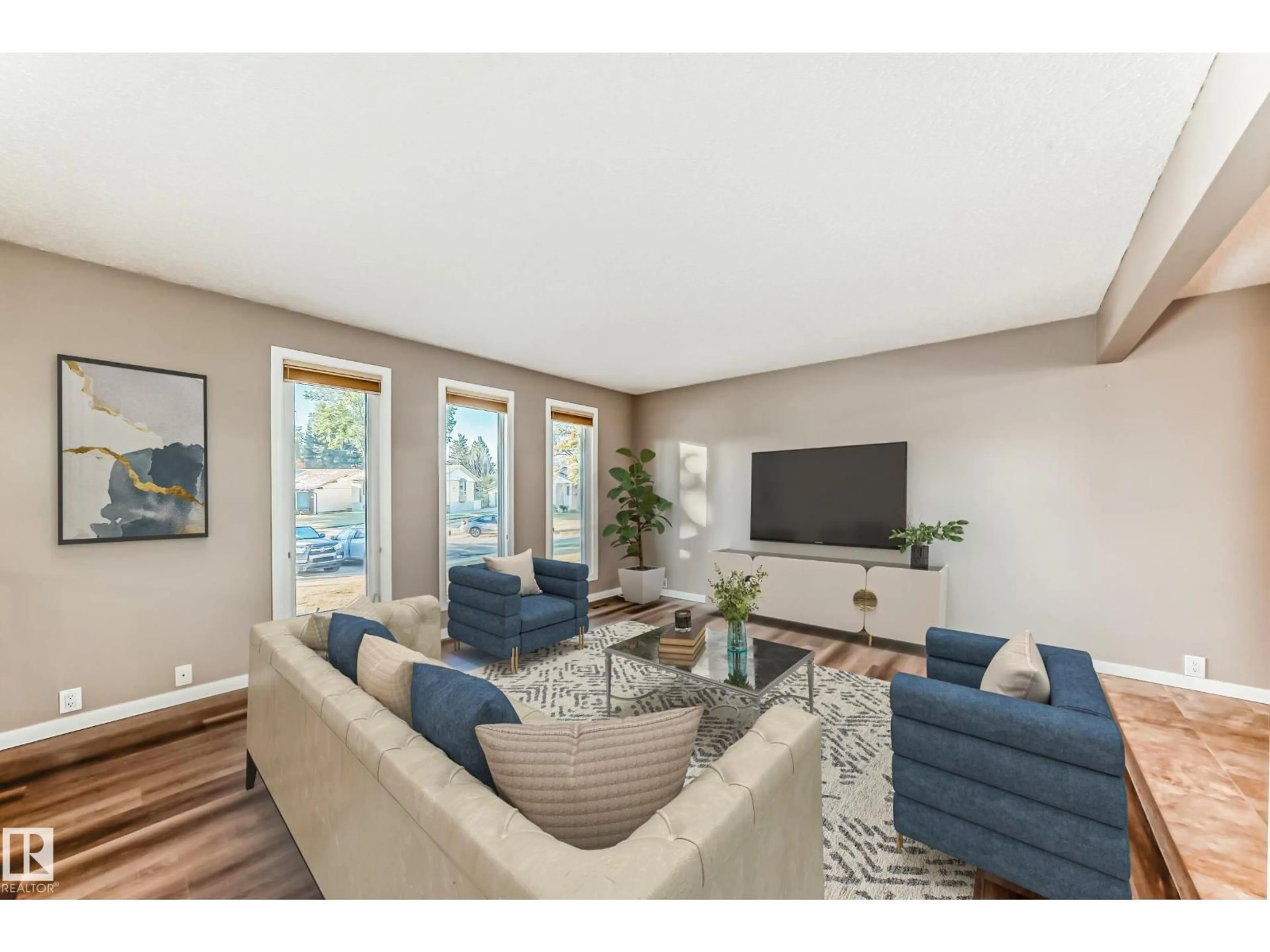 Living room with furniture, unknown for 88 HOMESTEAD CR, Edmonton Alberta T5A2Y3