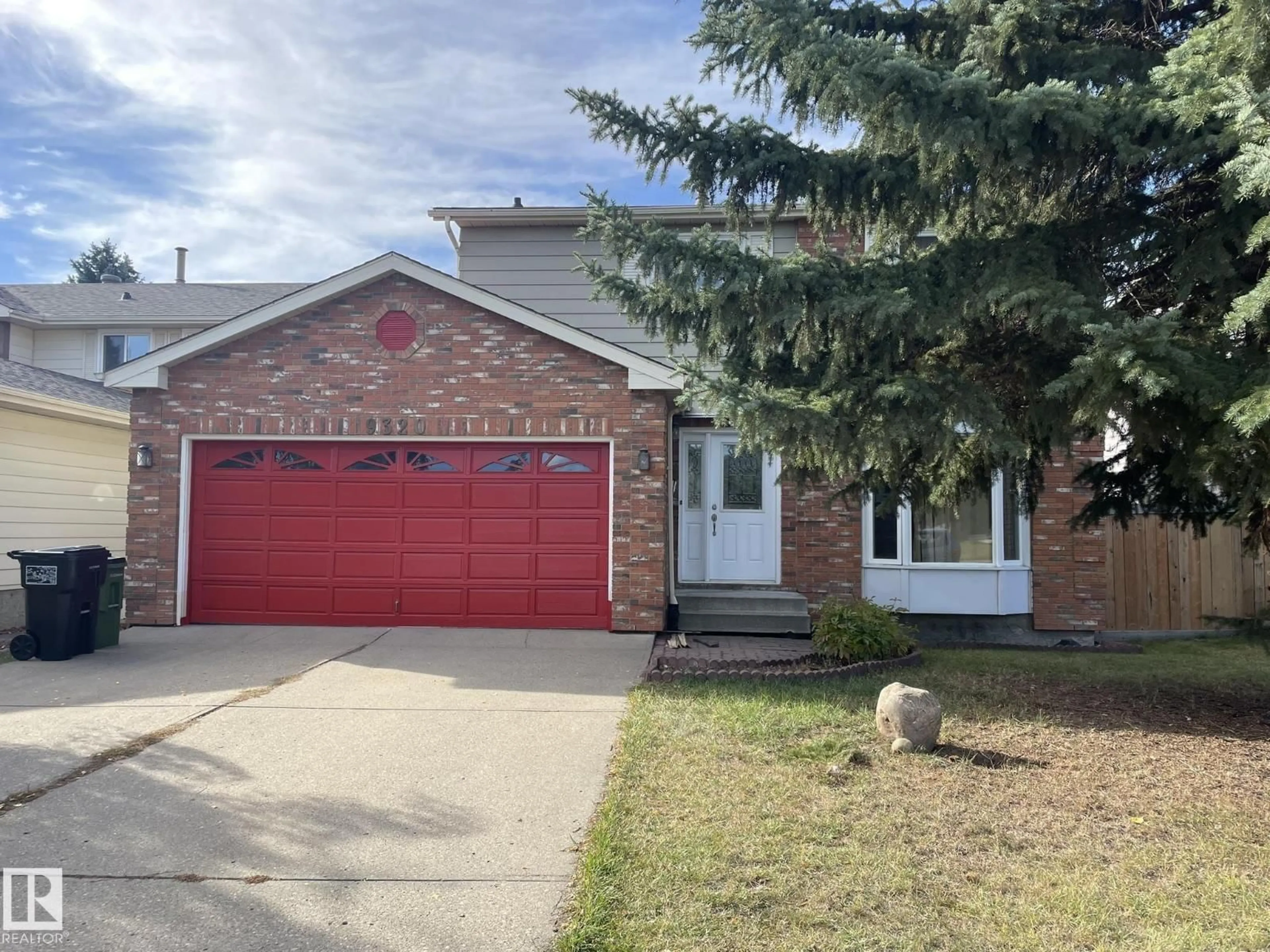 Home with brick exterior material, street for NW - 9320 175 ST, Edmonton Alberta T5T3E2