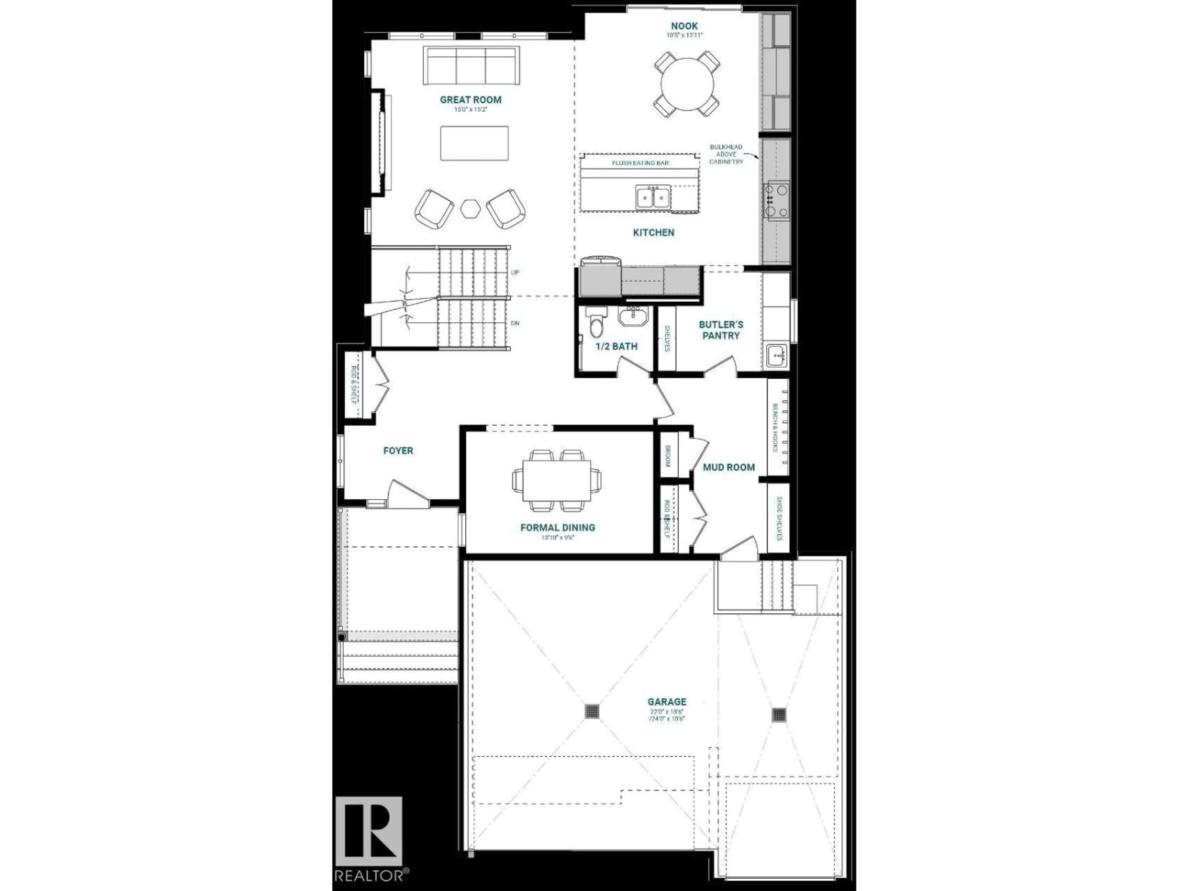 Floor plan for 211 HAYS RIDGE BV, Edmonton Alberta T6W4G6