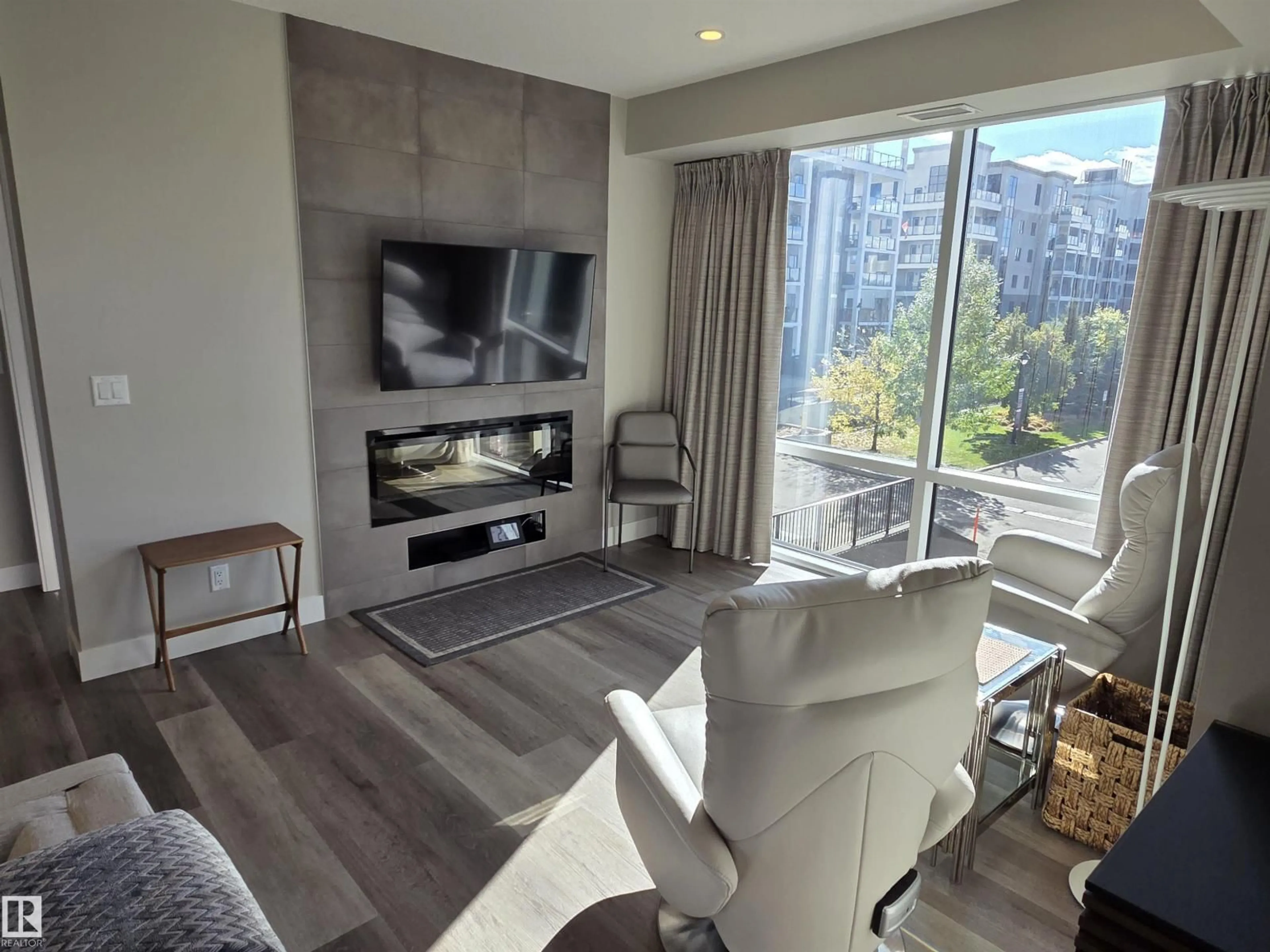 Living room with furniture, unknown for 200 - 542 BELLEROSE DR, St. Albert Alberta T8N7P7