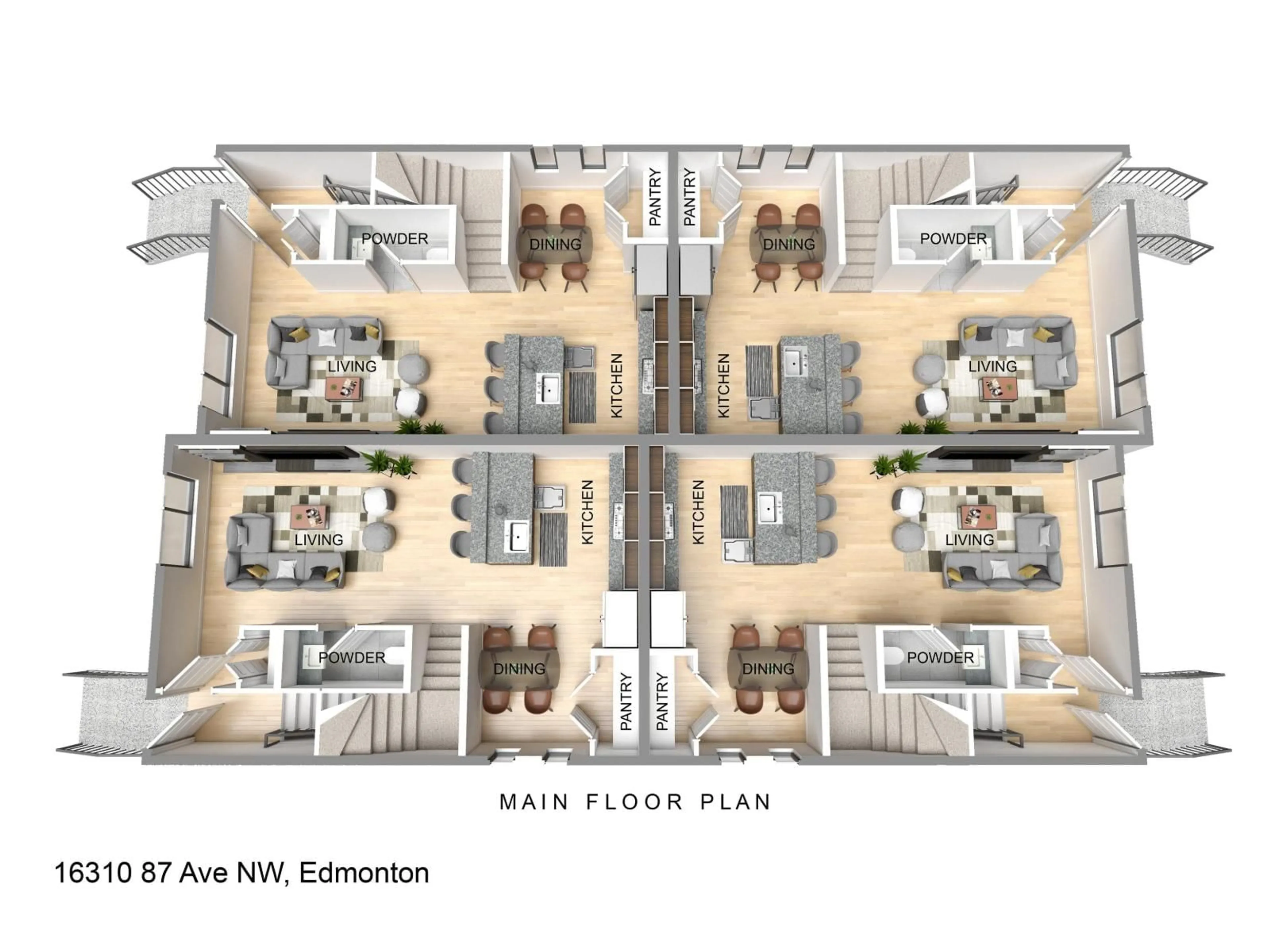 Floor plan for NW - 16310 87 AV, Edmonton Alberta T5R4H2