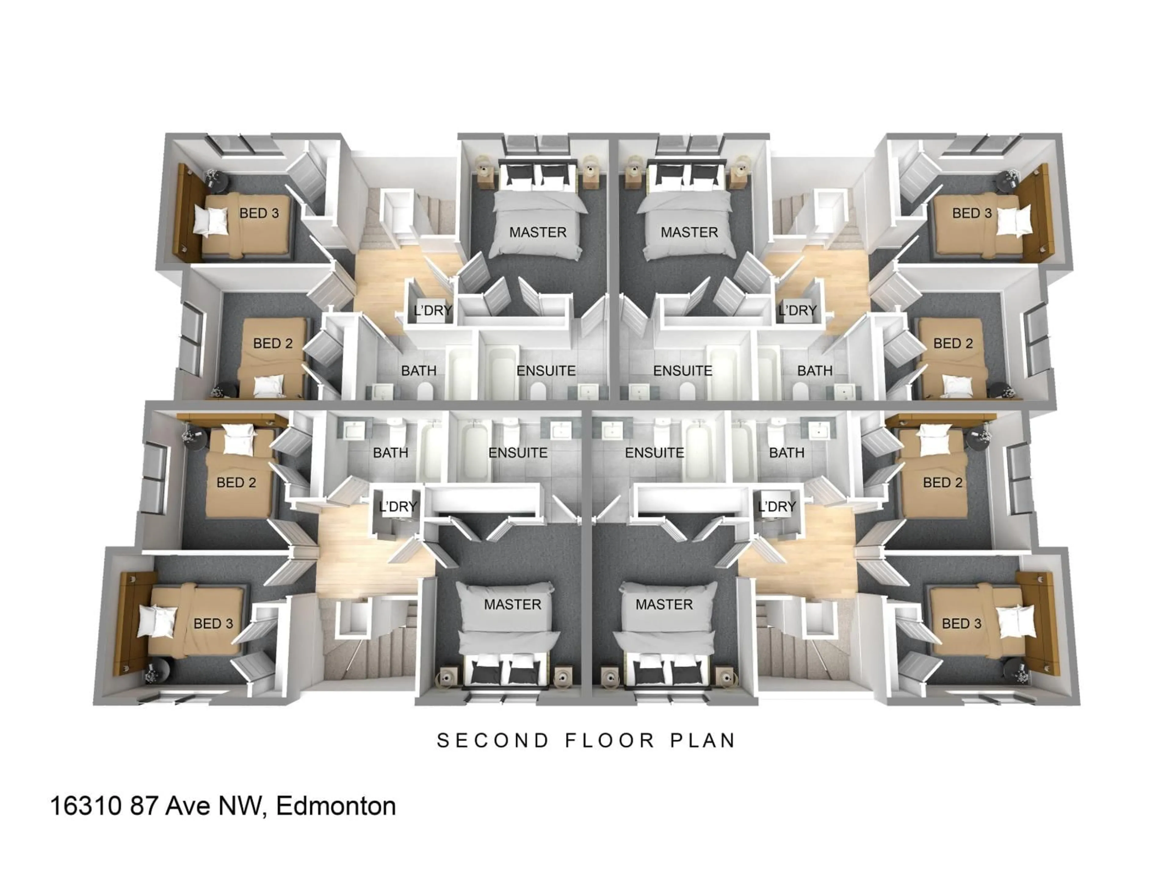 Floor plan for NW - 16310 87 AV, Edmonton Alberta T5R4H2