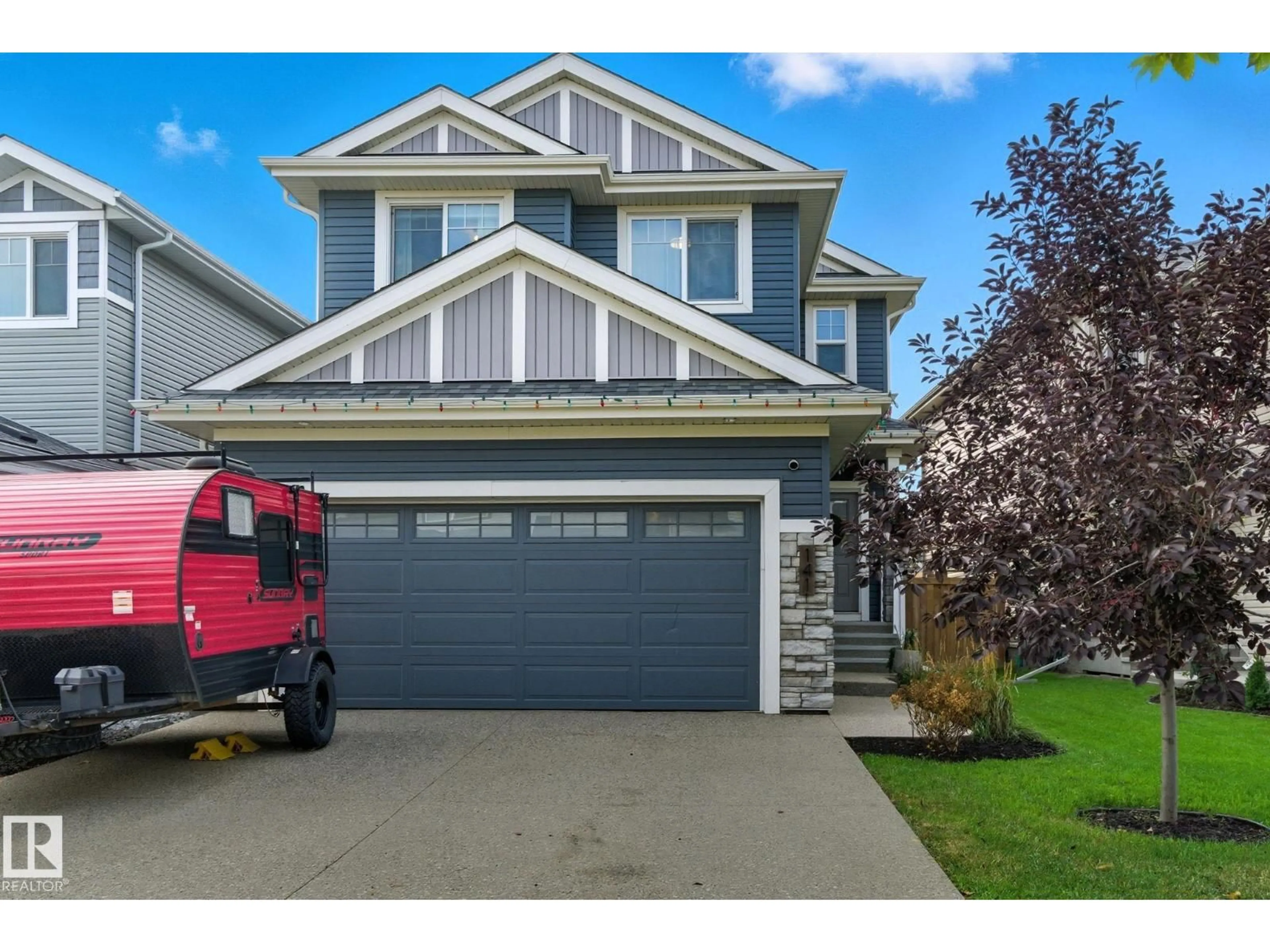 Home with vinyl exterior material, street for 141 DANSEREAU WY, Beaumont Alberta T4X2Y5