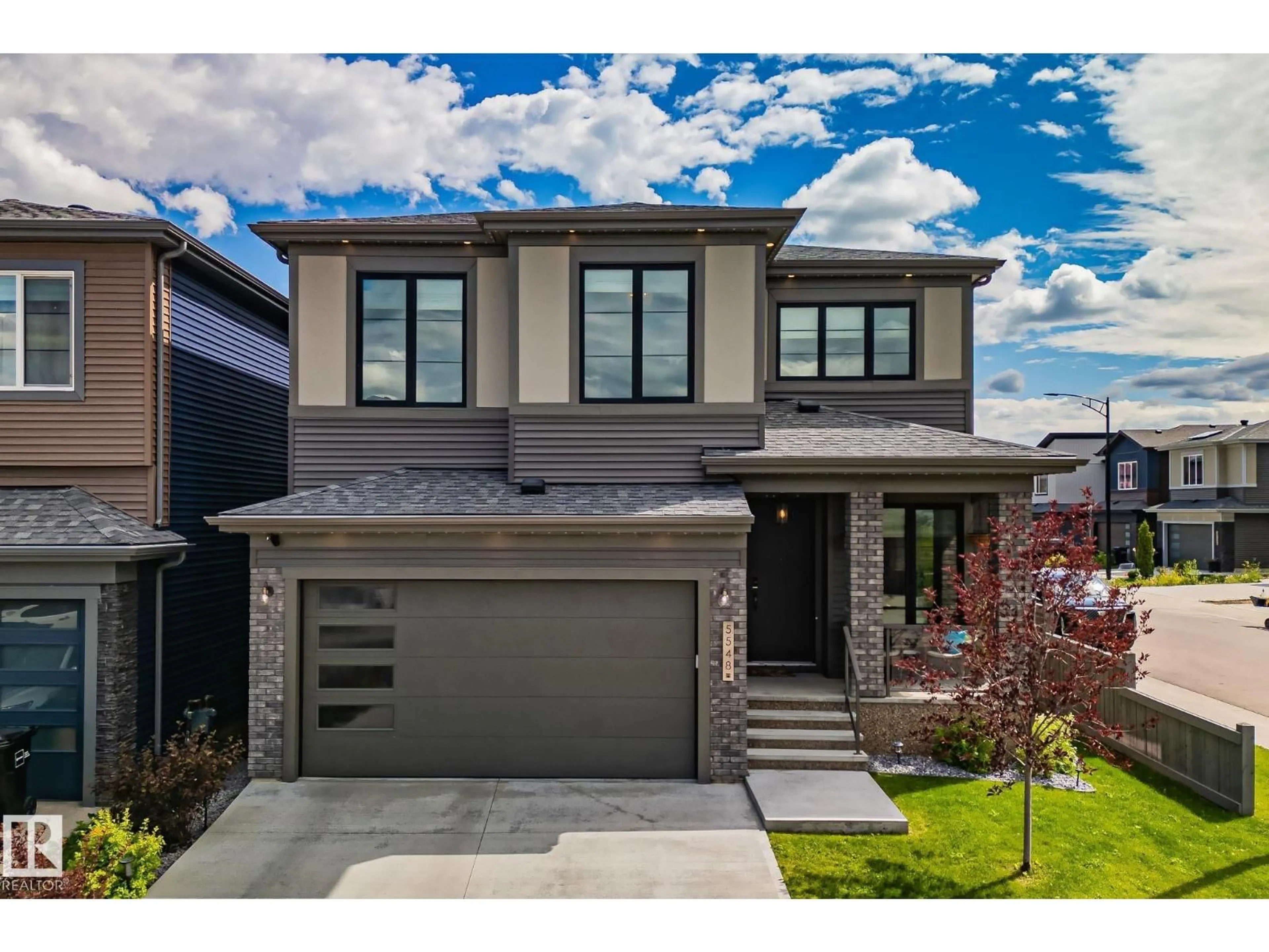 Home with brick exterior material, street for 5548 KOOTOOK DR, Edmonton Alberta T6W4W1