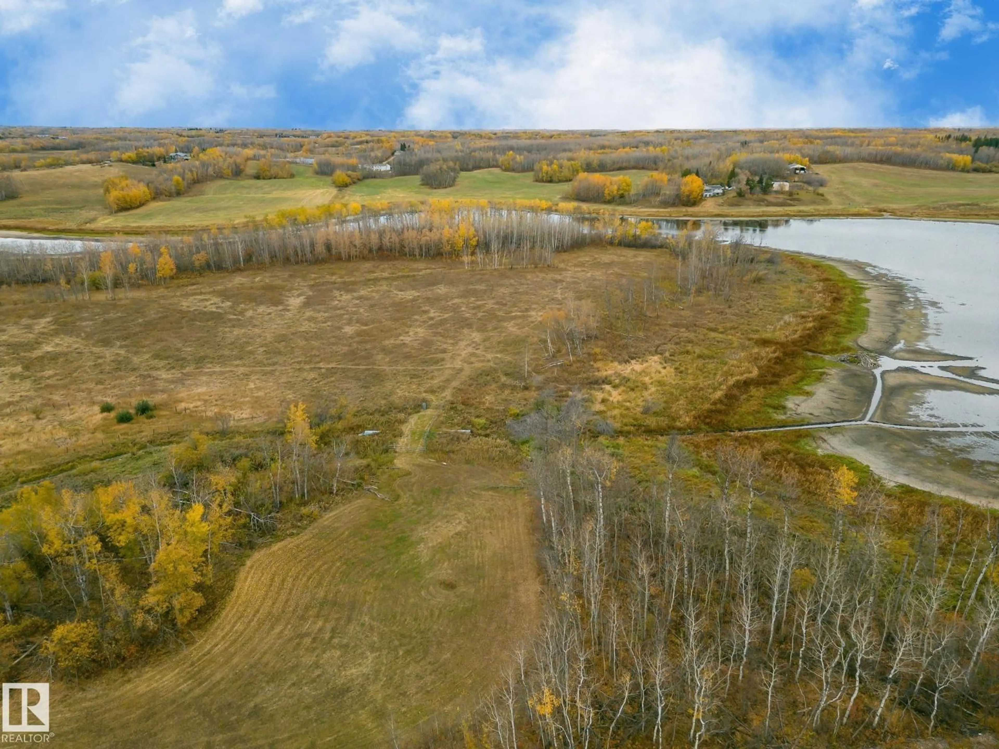 A pic from outside/outdoor area/front of a property/back of a property/a pic from drone, water/lake/river/ocean view for 51317 RANGE ROAD 201, Rural Beaver County Alberta T0B4J1