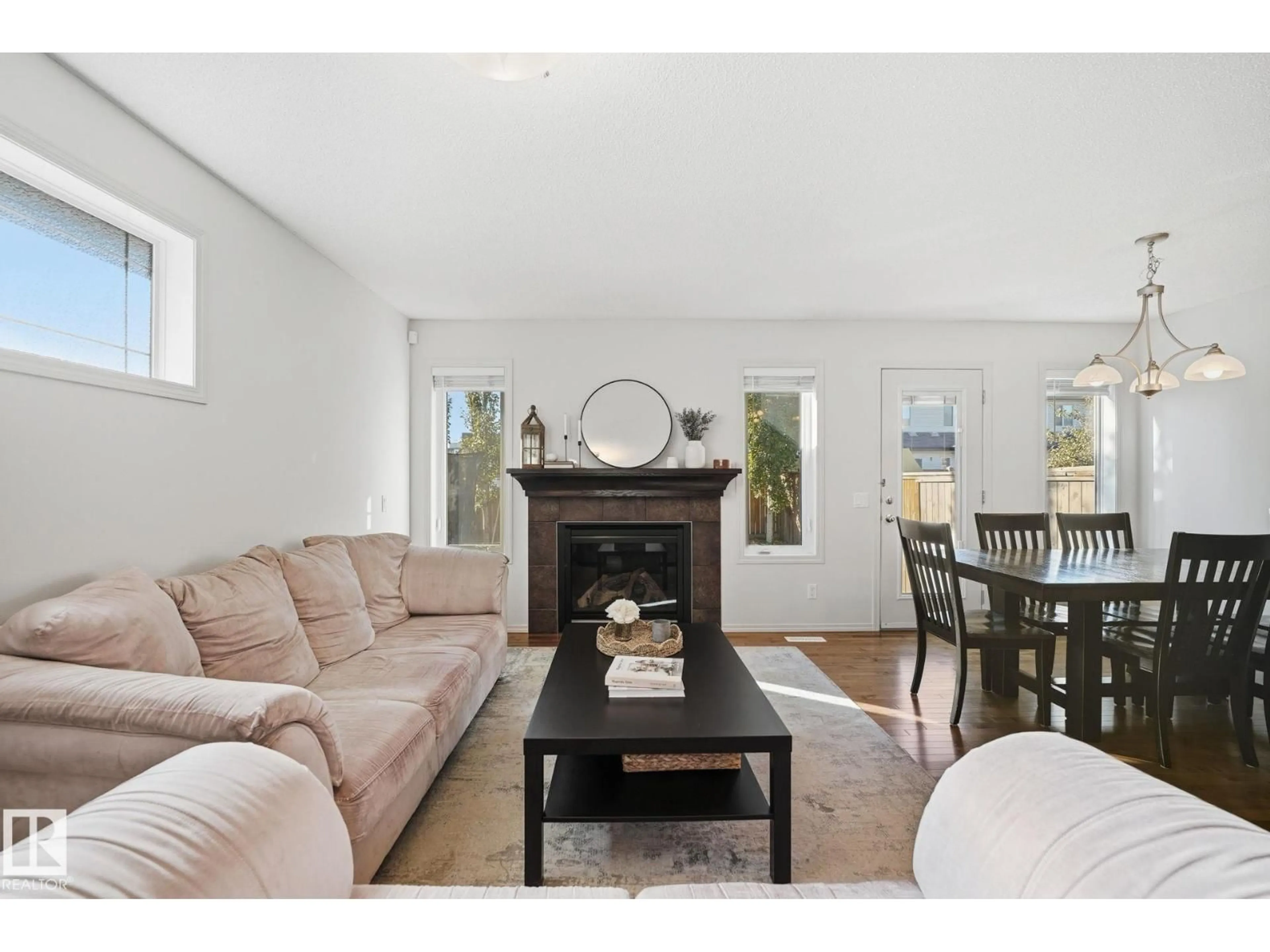 Living room with furniture, unknown for NW - 17104 125 ST, Edmonton Alberta T5Y0E5