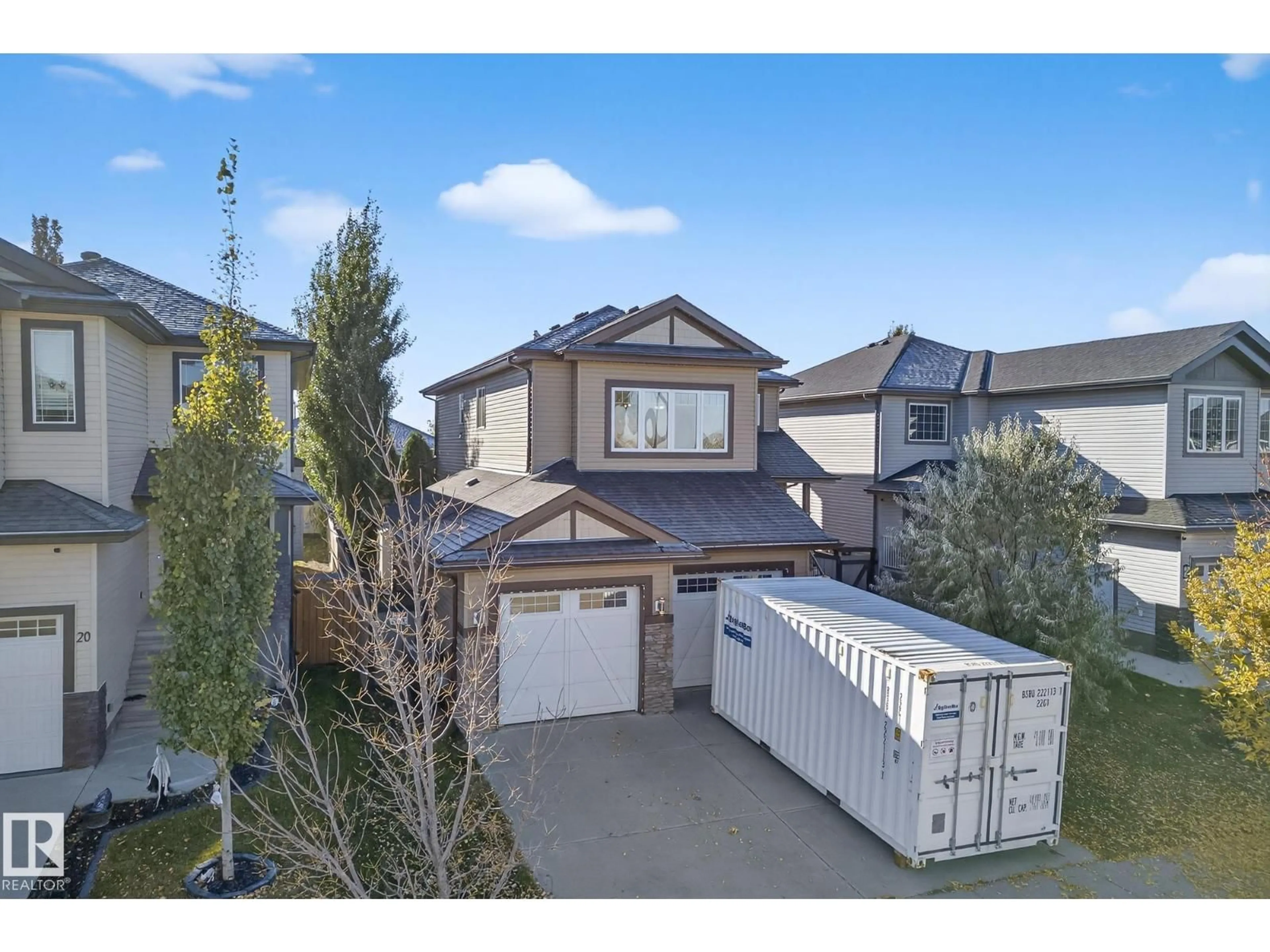 A pic from outside/outdoor area/front of a property/back of a property/a pic from drone, street for 22 SHOREWOOD CR, Leduc Alberta T9E0K9