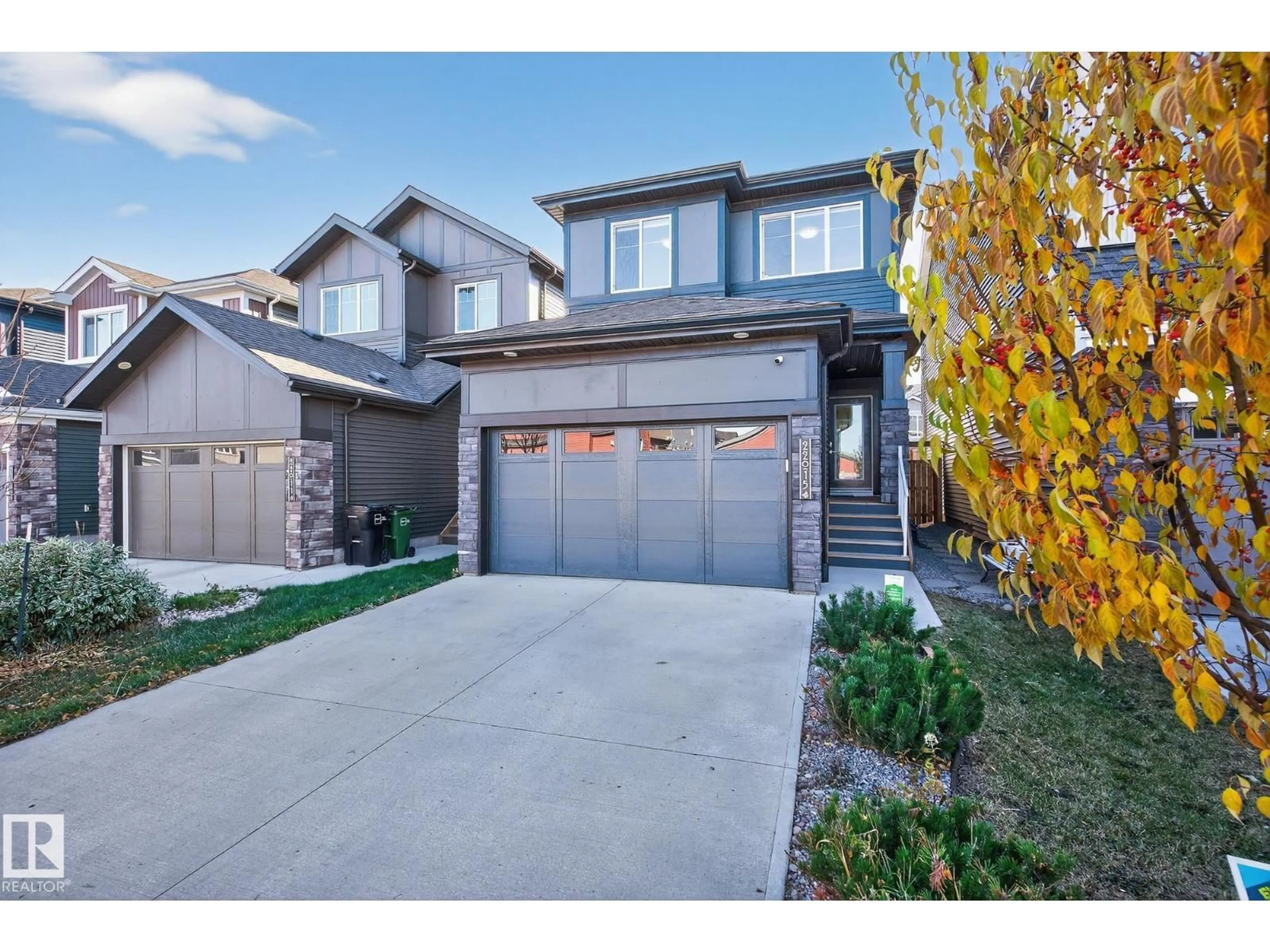 Home with brick exterior material, street for 22015 85 AVE, Edmonton Alberta T5T7E4