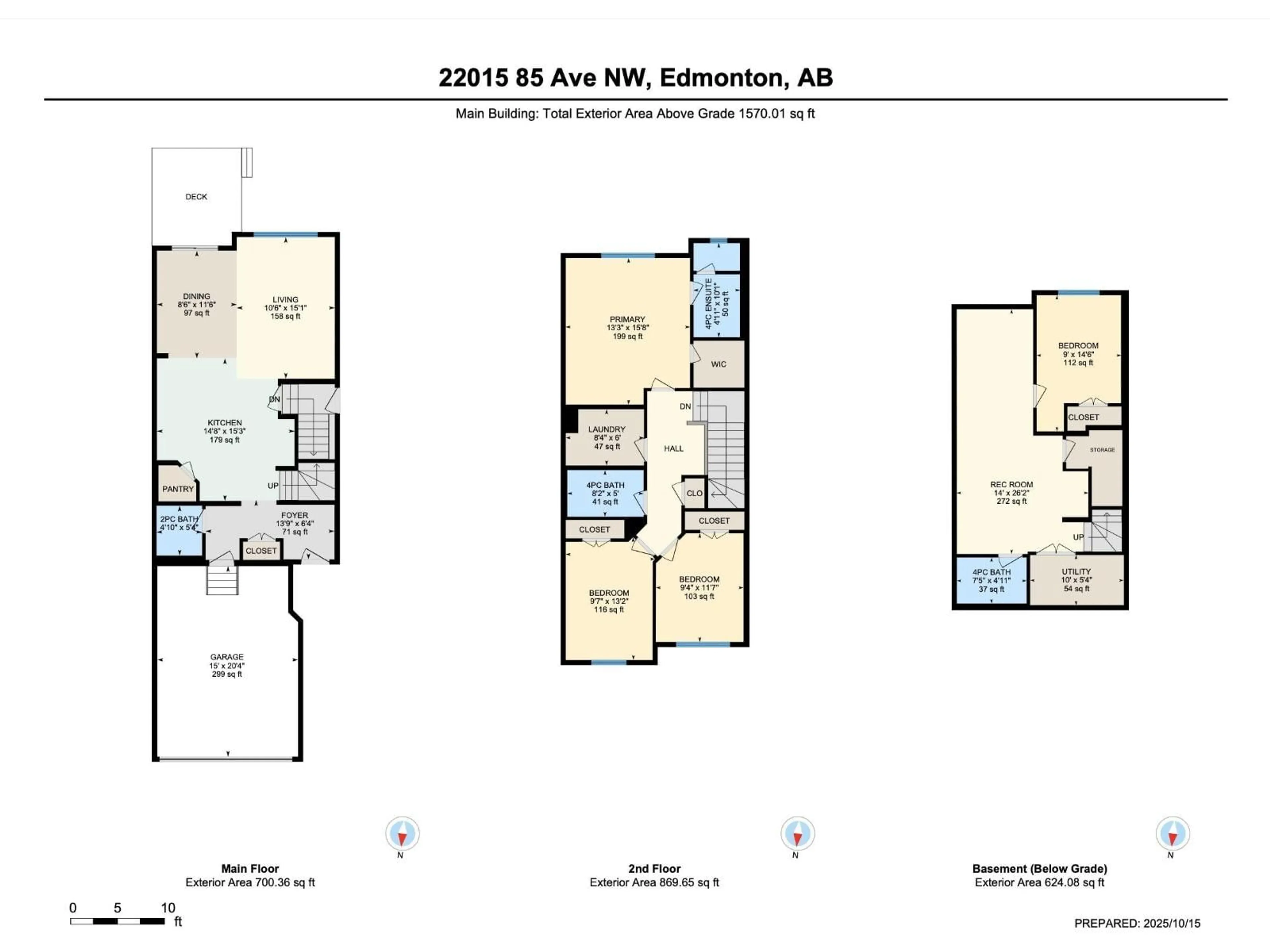 Floor plan for 22015 85 AVE, Edmonton Alberta T5T7E4