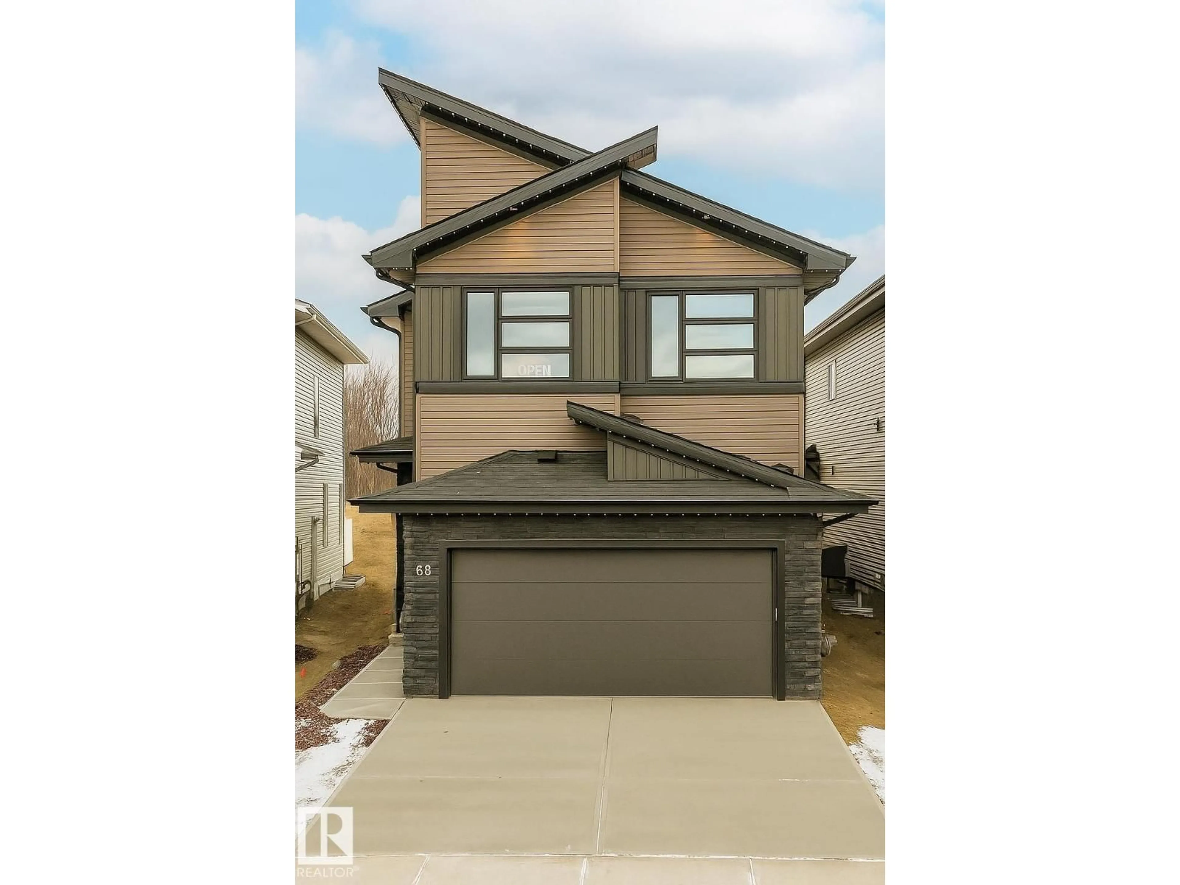 Home with vinyl exterior material, street for 68 FENWYCK BV, Spruce Grove Alberta T7X3G5