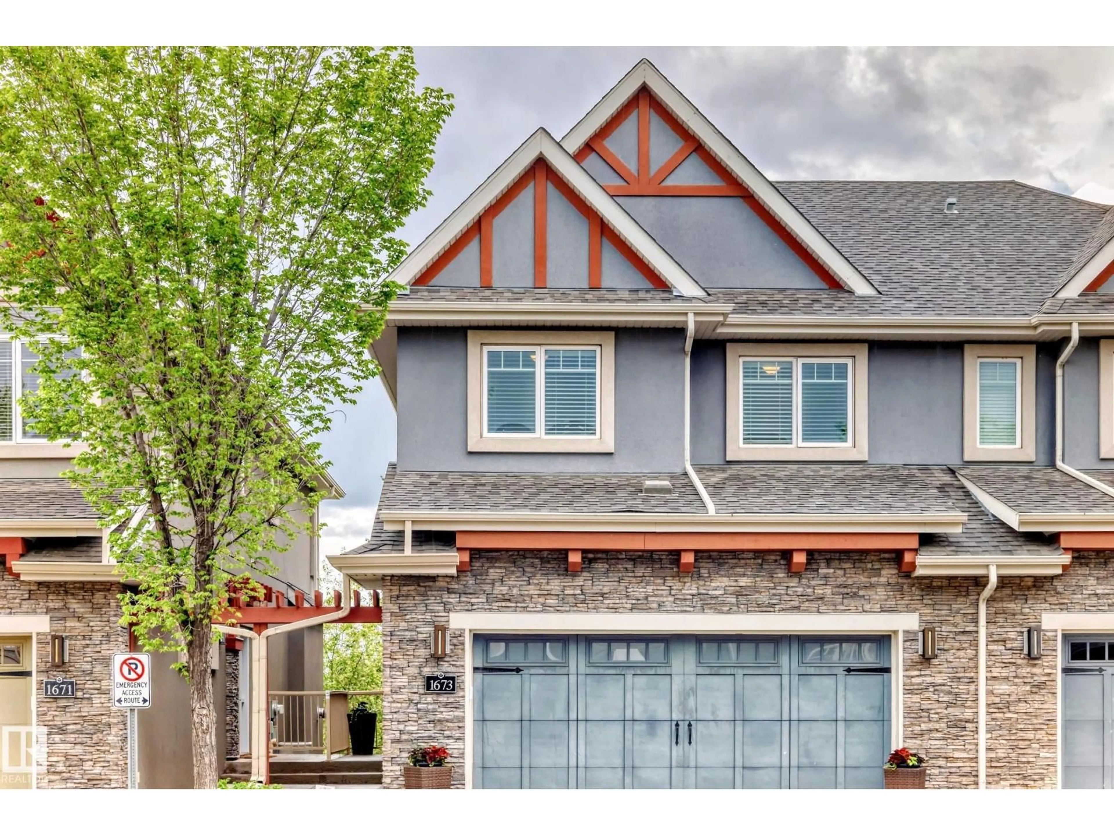 Home with brick exterior material, street for 1673 JAMES MOWATT TR, Edmonton Alberta T6W0J7