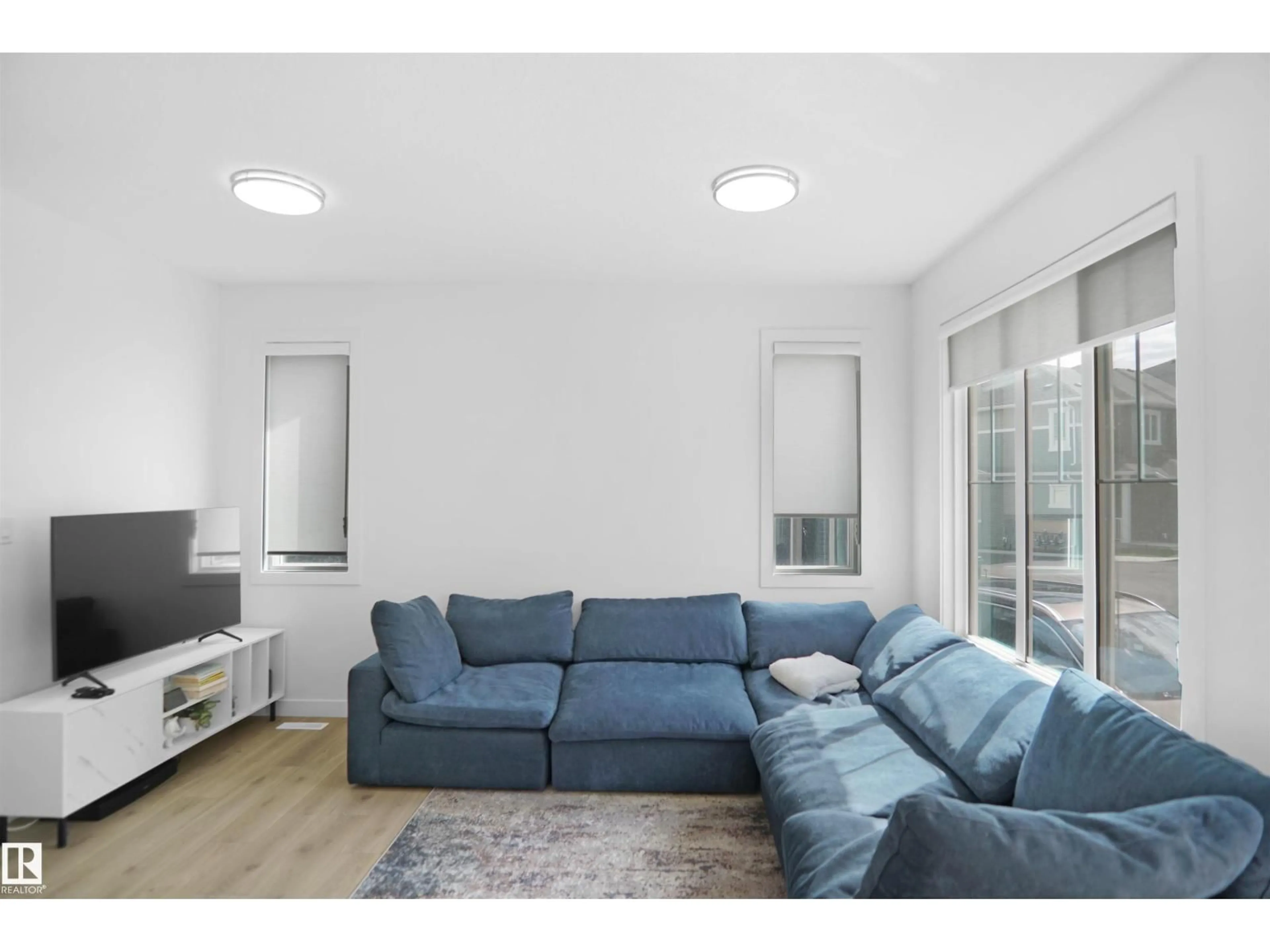 Living room with furniture, unknown for 13 - 603 ORCHARDS BV, Edmonton Alberta T6X2W8