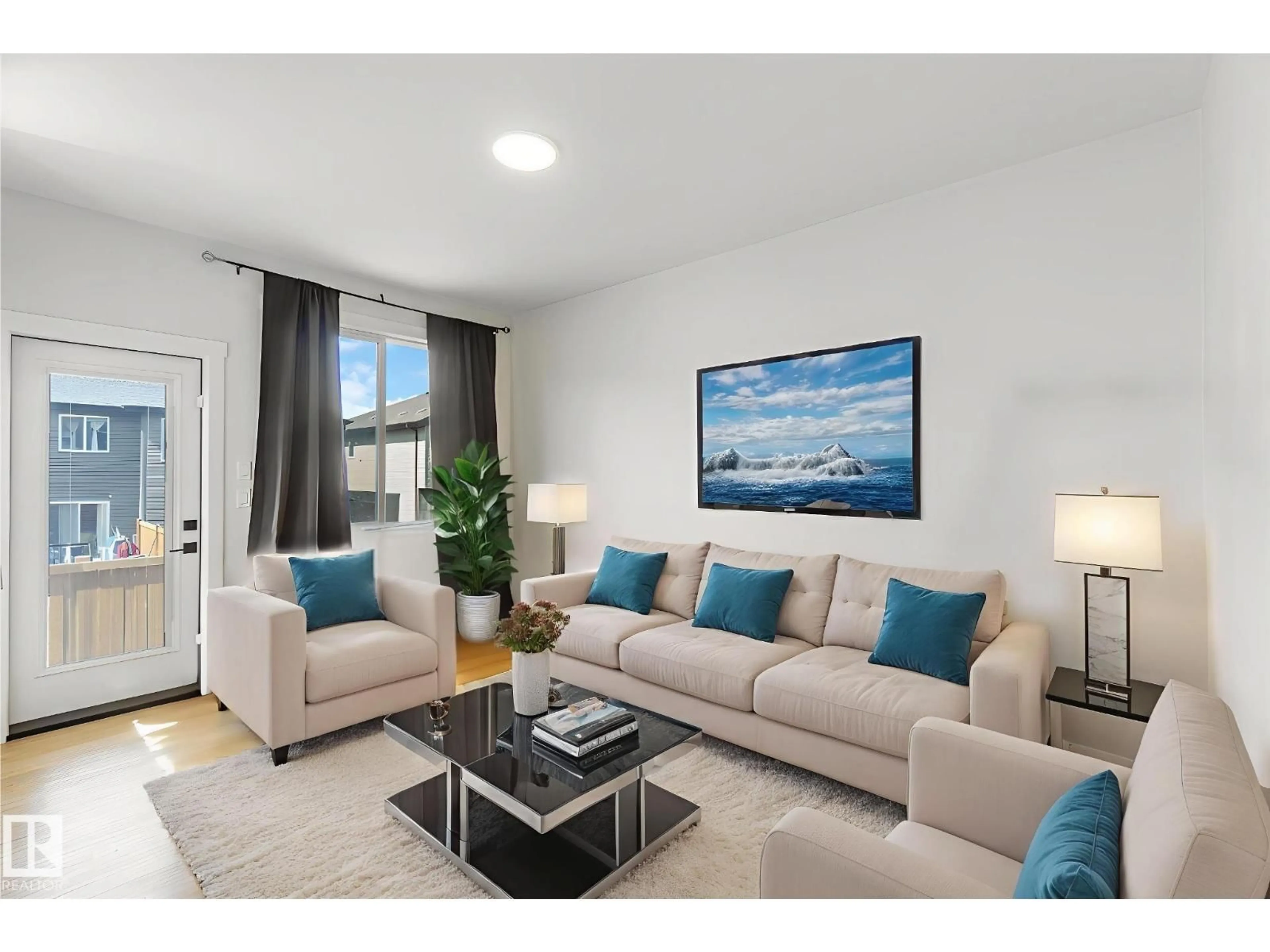 Living room with furniture, unknown for 2172 52 ST, Edmonton Alberta T6X1Z7