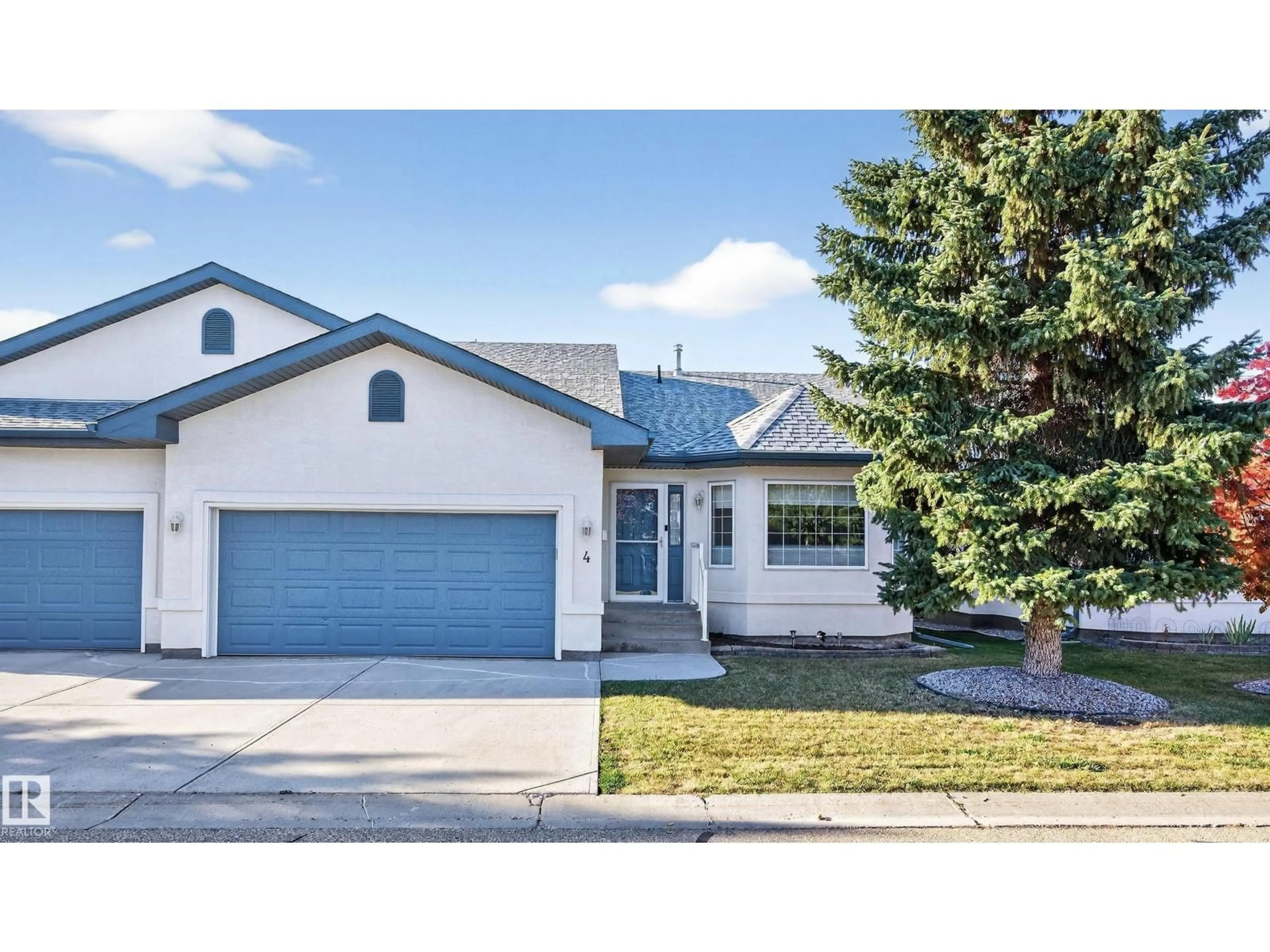 Home with vinyl exterior material, street for 9 - 4 DECHENE RD NW, Edmonton Alberta T6M2V1