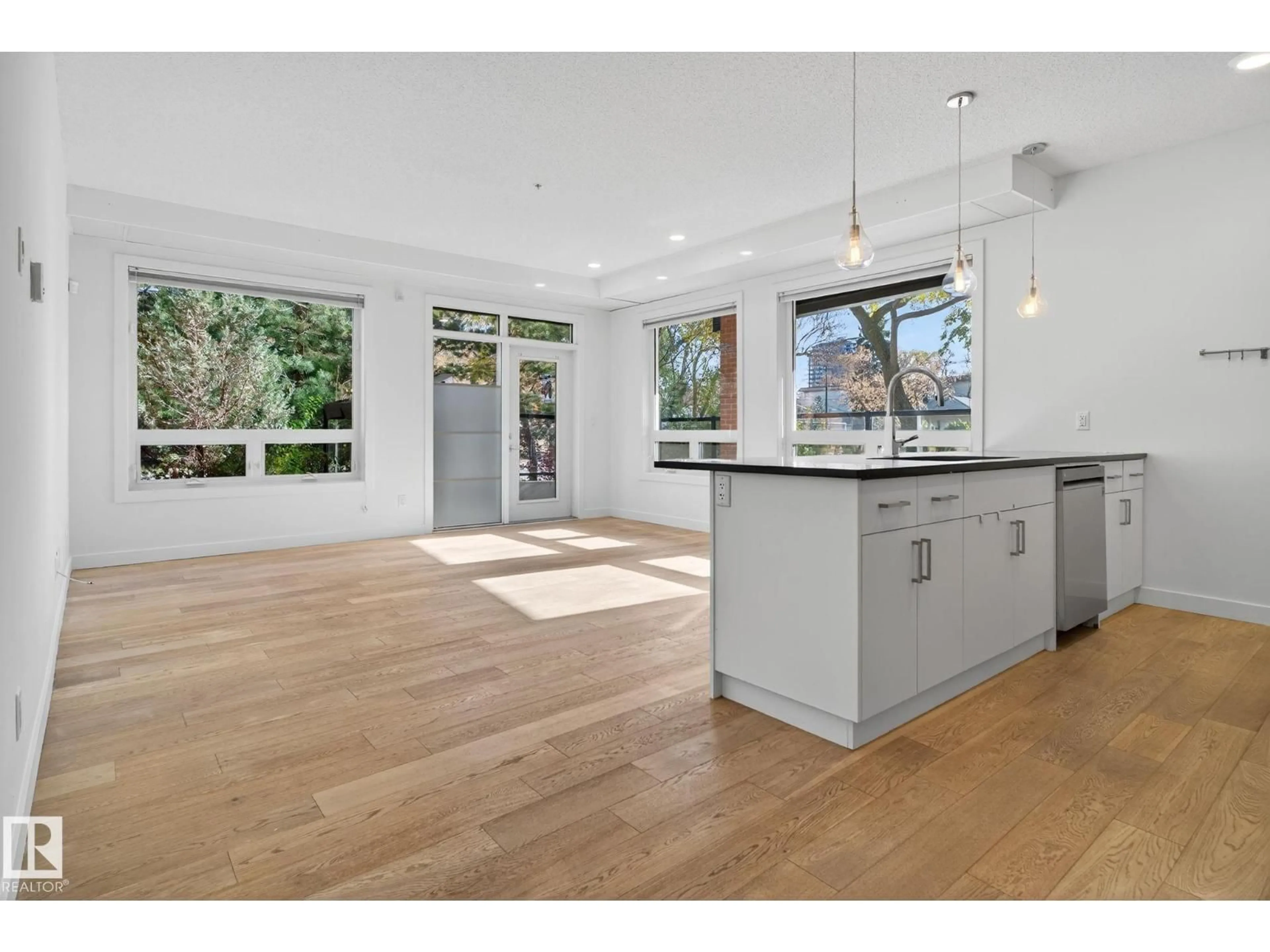 Open concept kitchen, unknown for #103 - 10606 84 AV, Edmonton Alberta T6E2H6