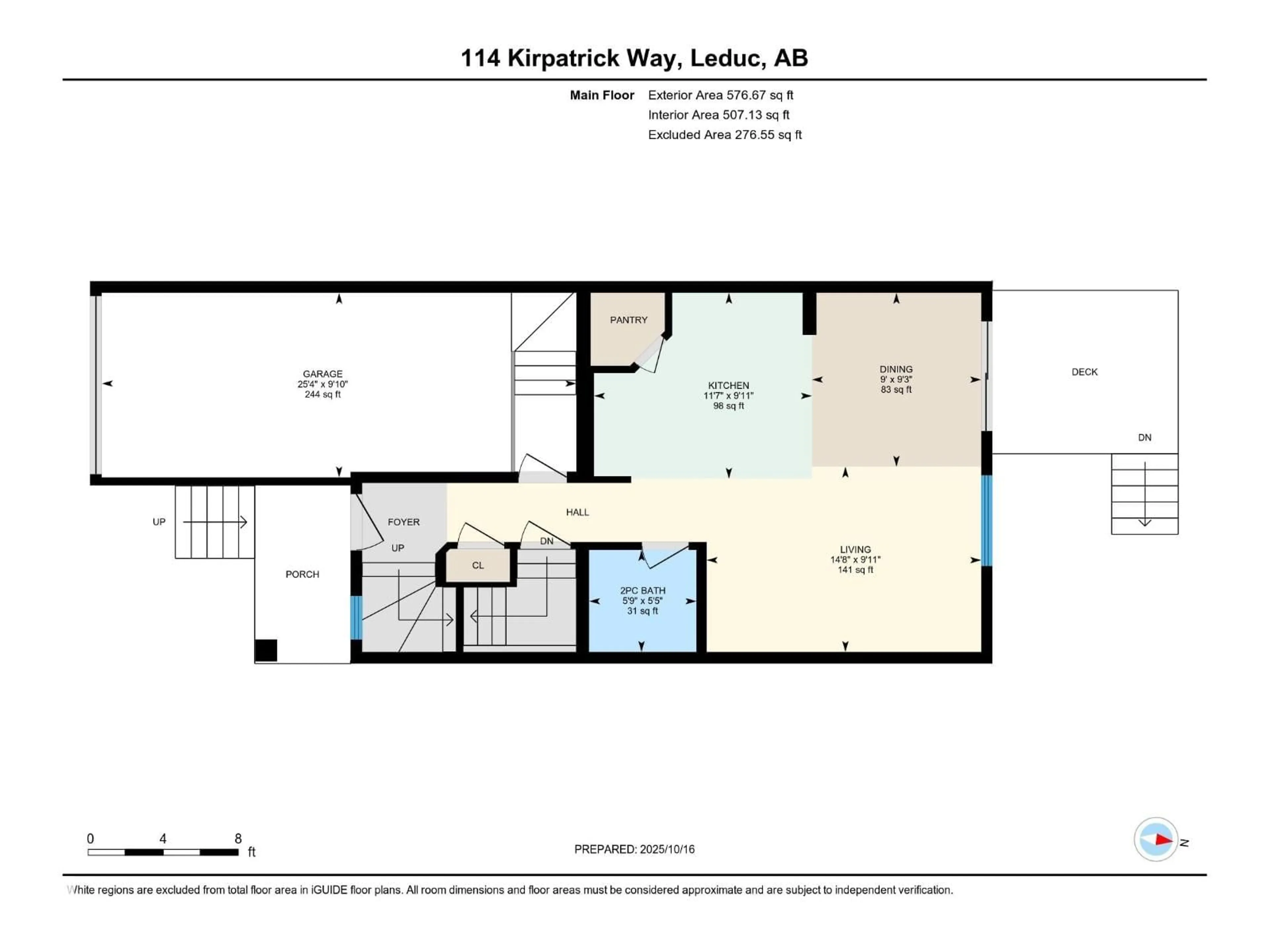Floor plan for 114 KIRPATRICK WY, Leduc Alberta T9E0Z2