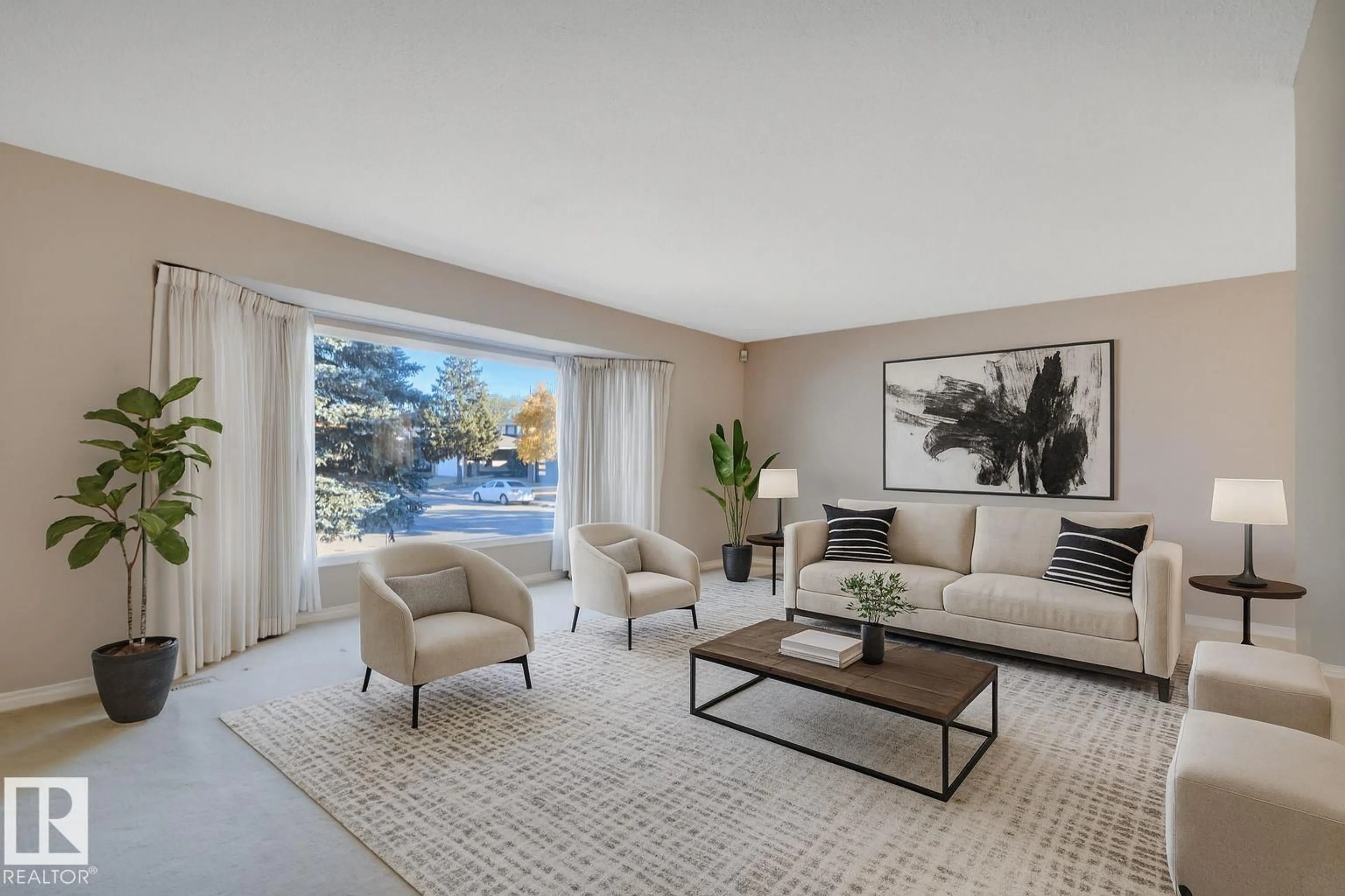 Living room with furniture, unknown for NW - 10536 30 AV, Edmonton Alberta T6J2Y2