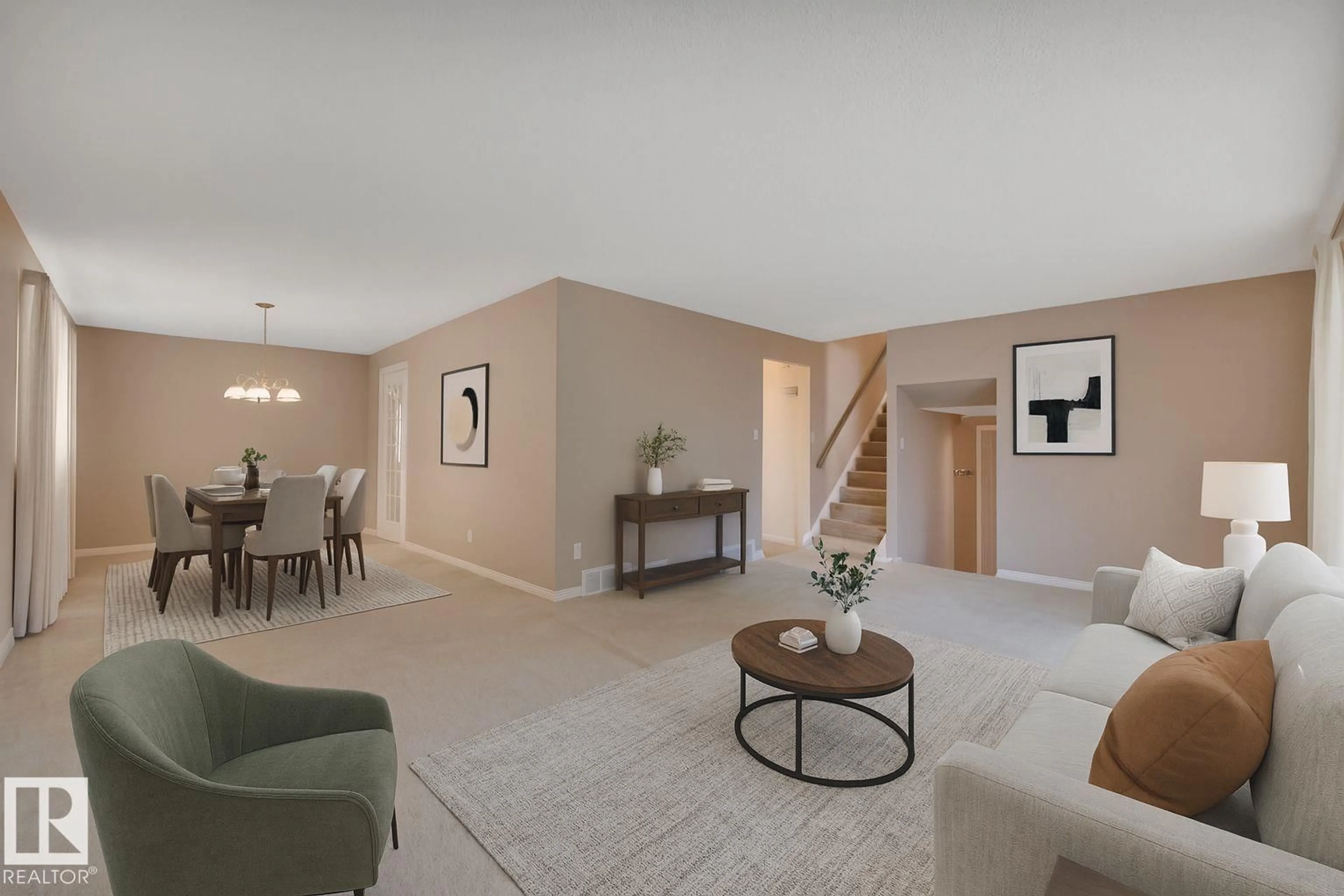 Living room with furniture, unknown for NW - 10536 30 AV, Edmonton Alberta T6J2Y2