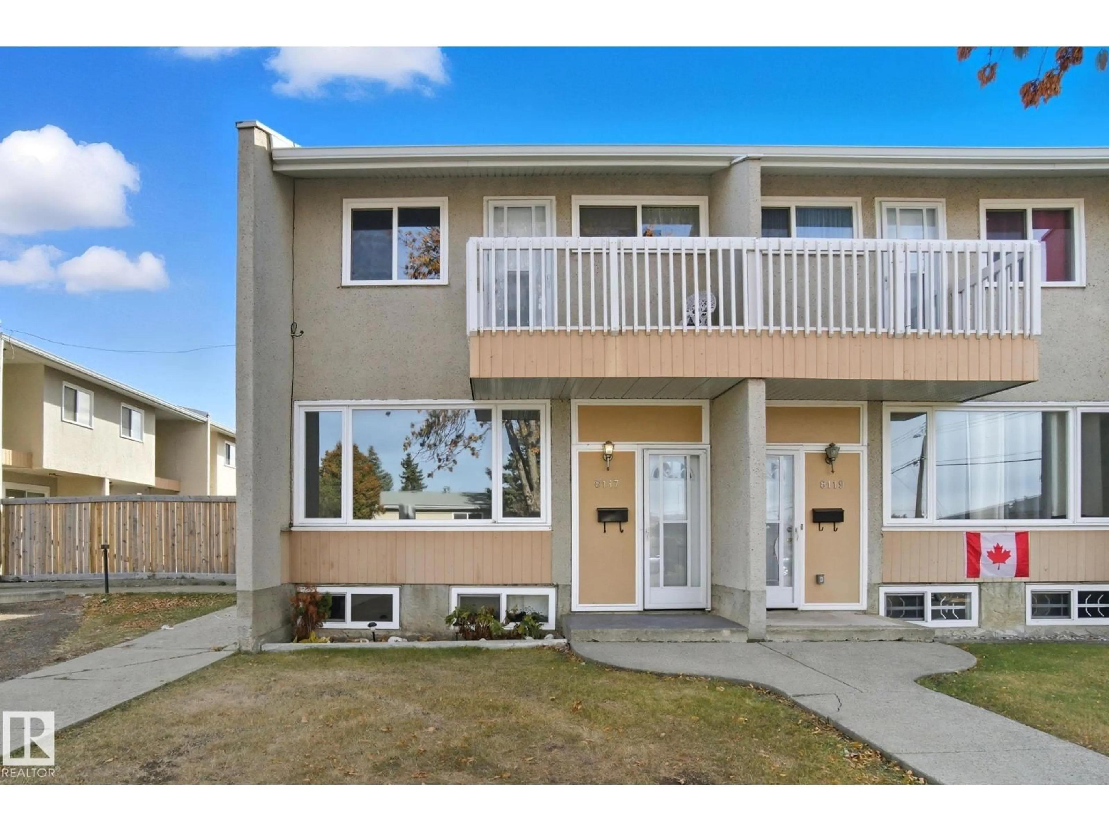Home with vinyl exterior material, street for 8117 132A AV NW, Edmonton Alberta T5C2C9