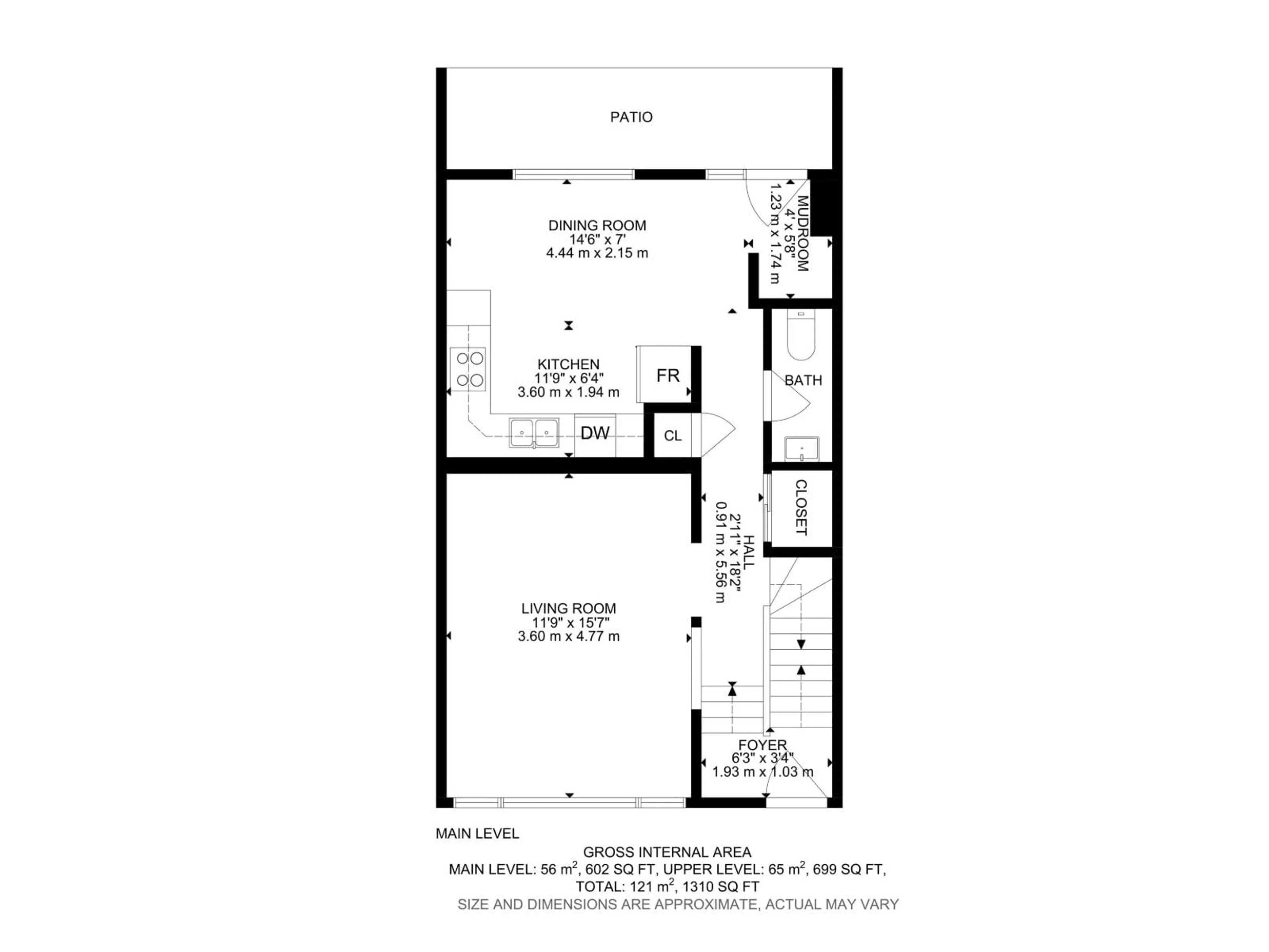 Floor plan for 8117 132A AV NW, Edmonton Alberta T5C2C9