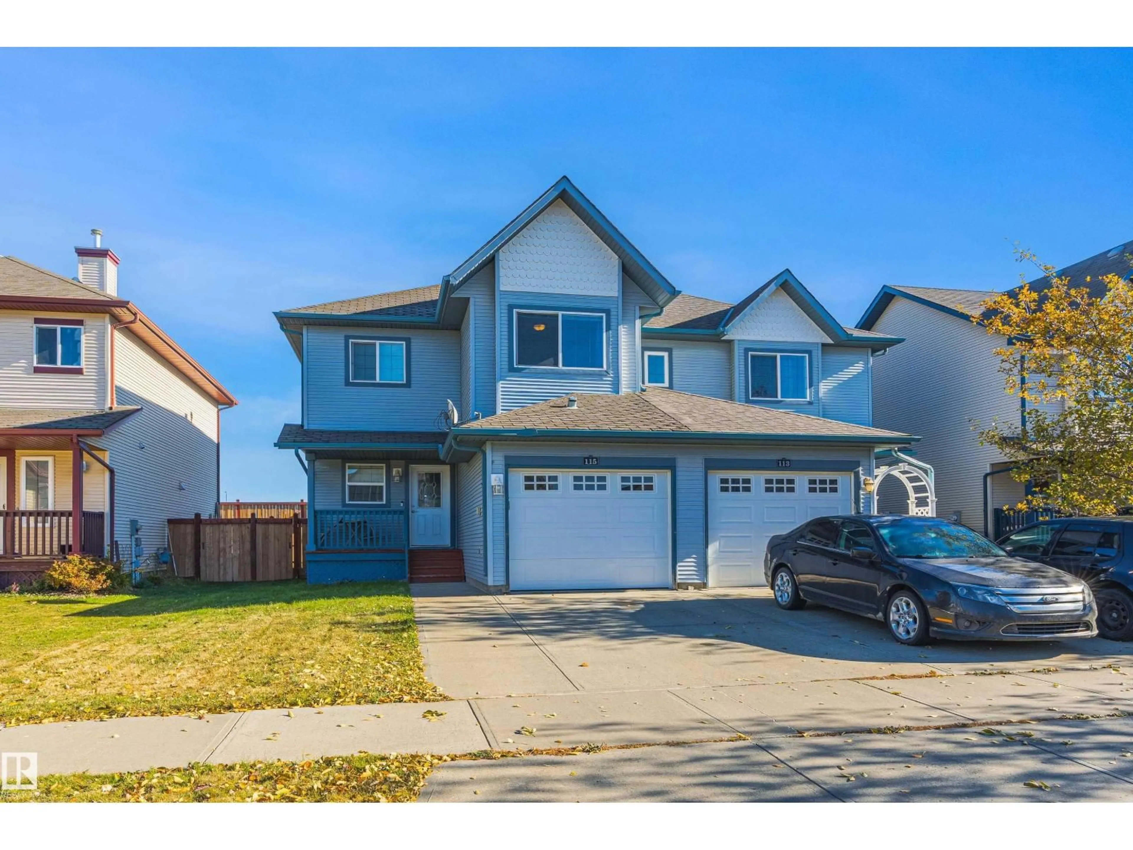Home with vinyl exterior material, street for 115 RUE MAGNAN, Beaumont Alberta T4X0B6