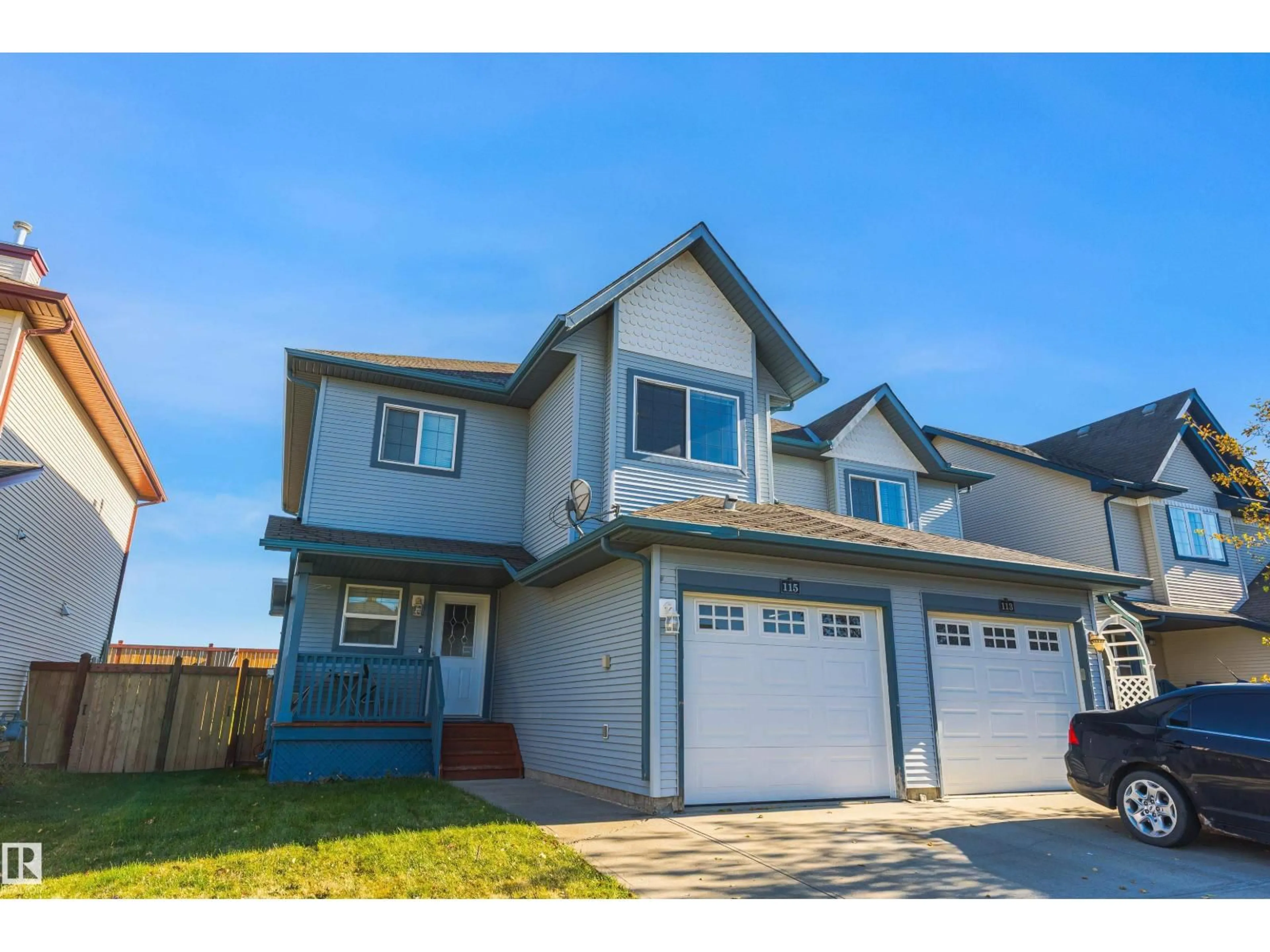 Home with vinyl exterior material, street for 115 RUE MAGNAN, Beaumont Alberta T4X0B6
