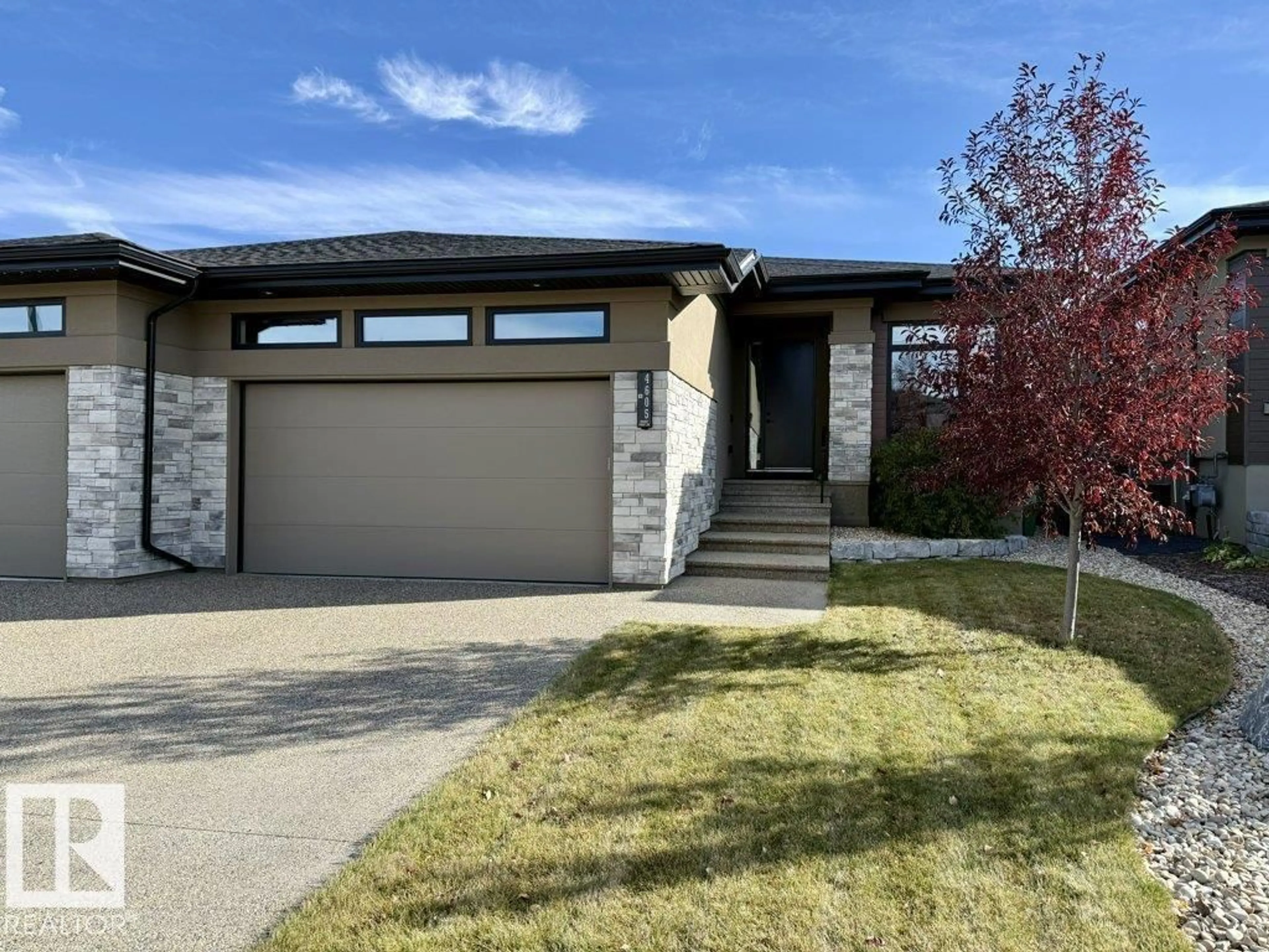 Home with brick exterior material, street for 4605 KNIGHT PT, Edmonton Alberta T6W4B7