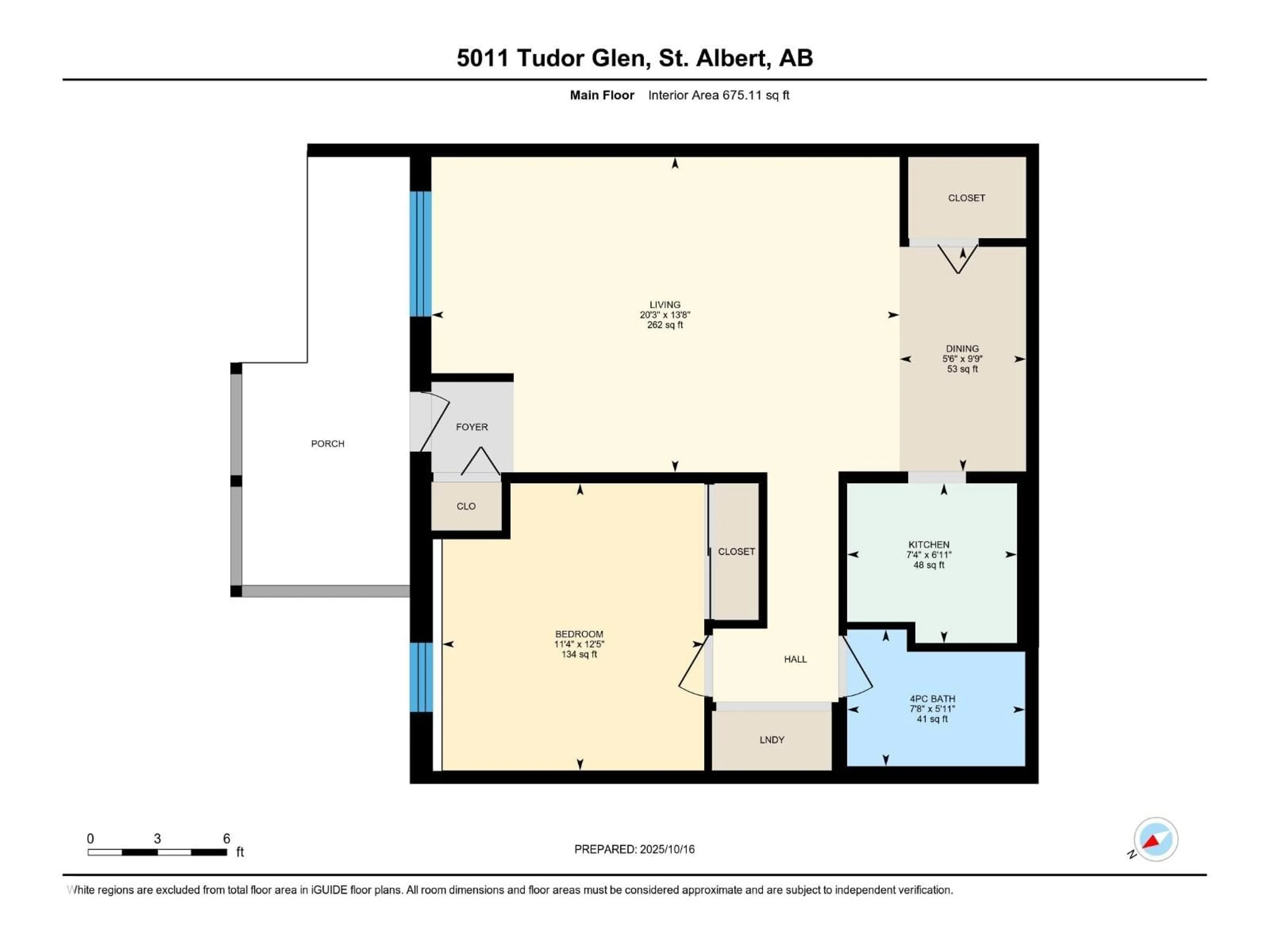 Floor plan for 5011 TUDOR GL, St. Albert Alberta T8N3V4
