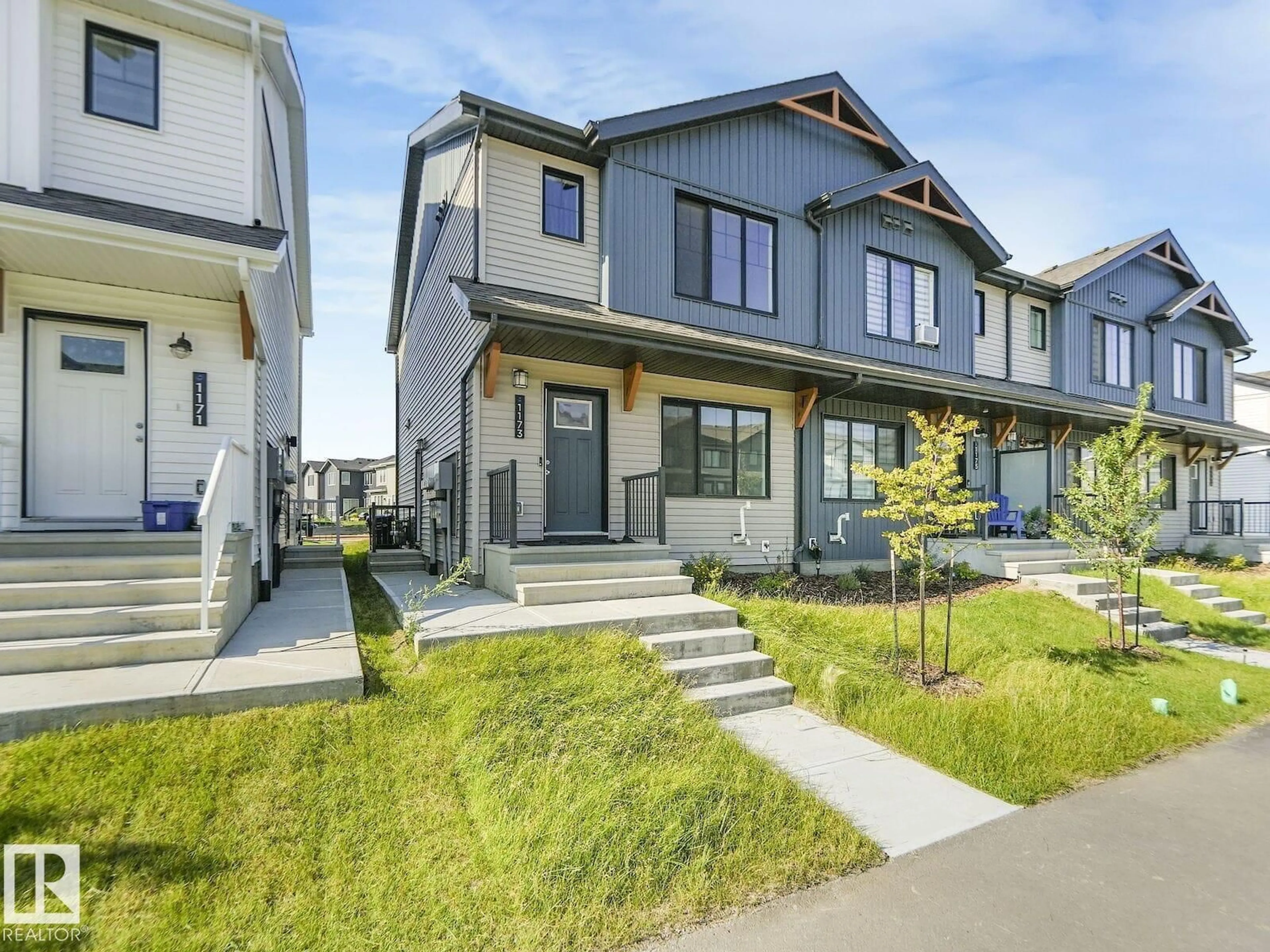Home with vinyl exterior material, street for 1173 ASTER BV, Edmonton Alberta T6T2S3