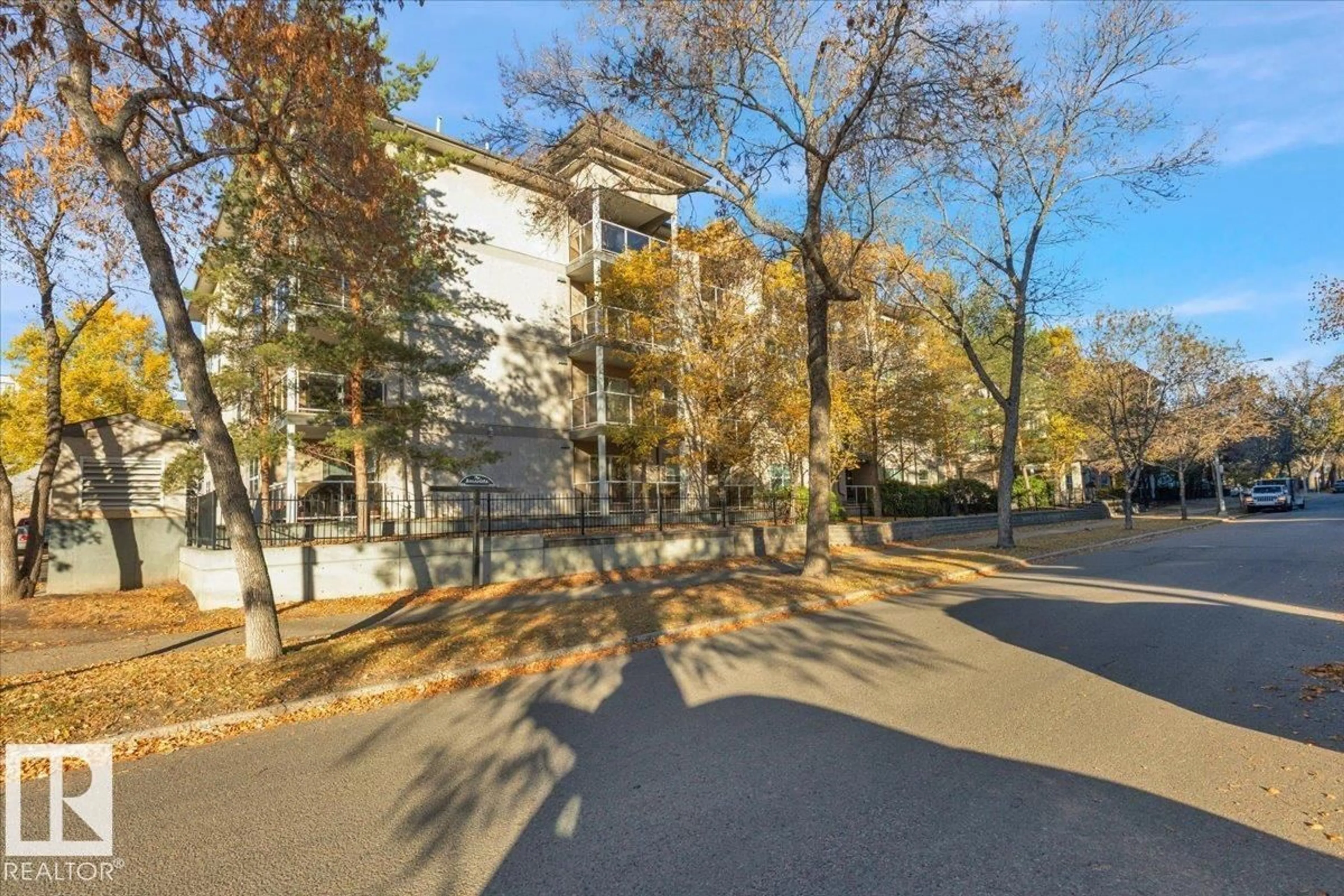 Patio, street for 316 12838 65 ST NW, Edmonton Alberta T5A5H3