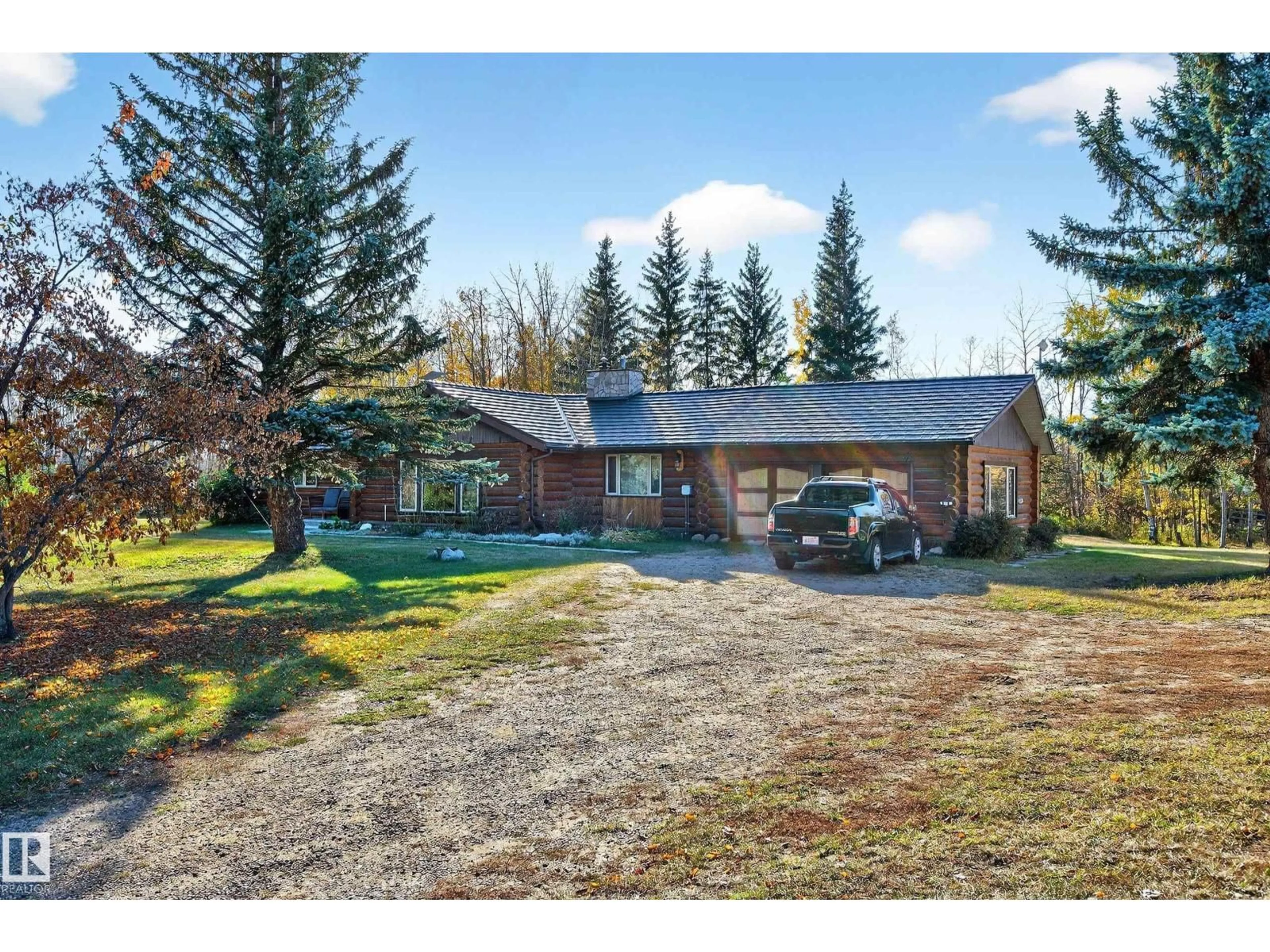 A pic from outside/outdoor area/front of a property/back of a property/a pic from drone, street for 51317 - 4 HGHWAY 60, Rural Parkland County Alberta T7Y1C4