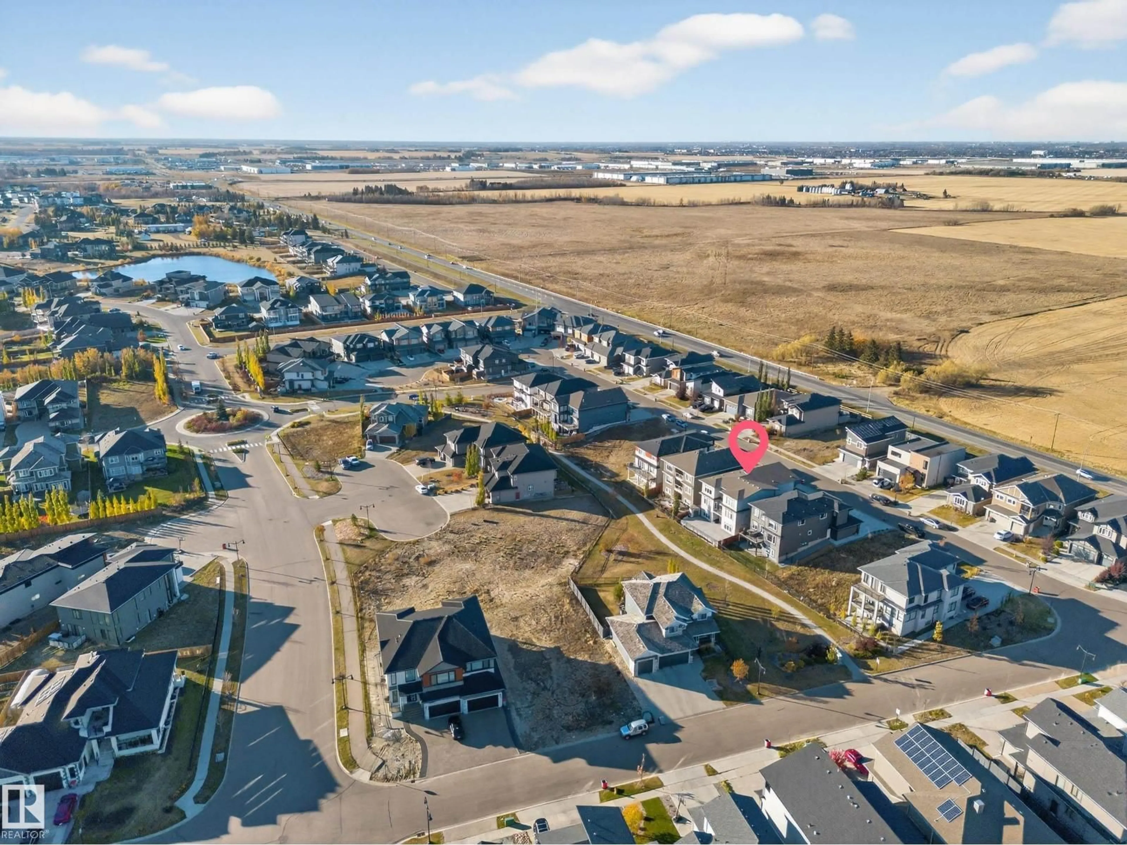 A pic from outside/outdoor area/front of a property/back of a property/a pic from drone, unknown for NE - 3111 58 AV, Rural Leduc County Alberta T4X1Z3