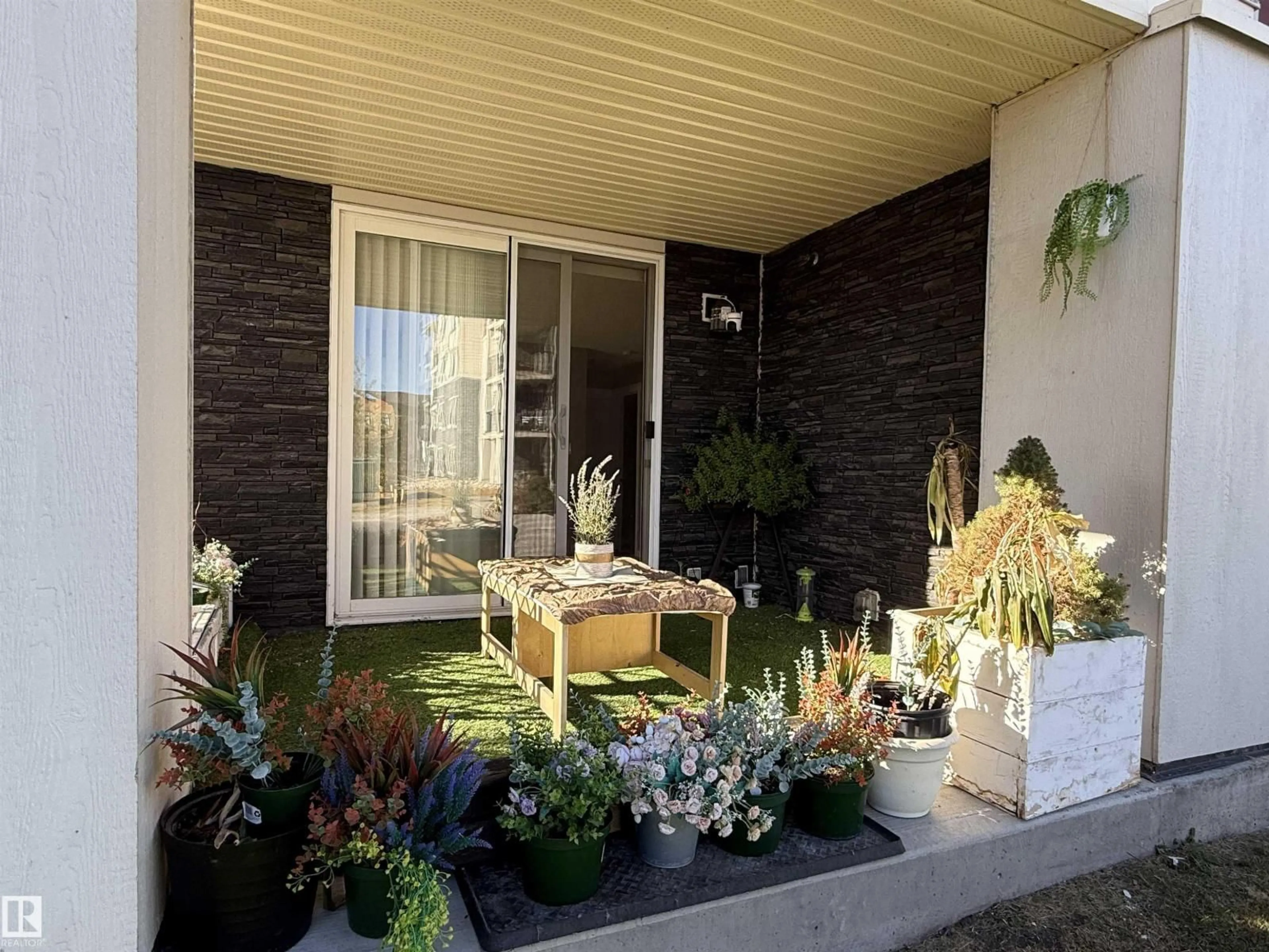 Patio, street for 117 - 18122 77 ST NW, Edmonton Alberta T5Z0N7