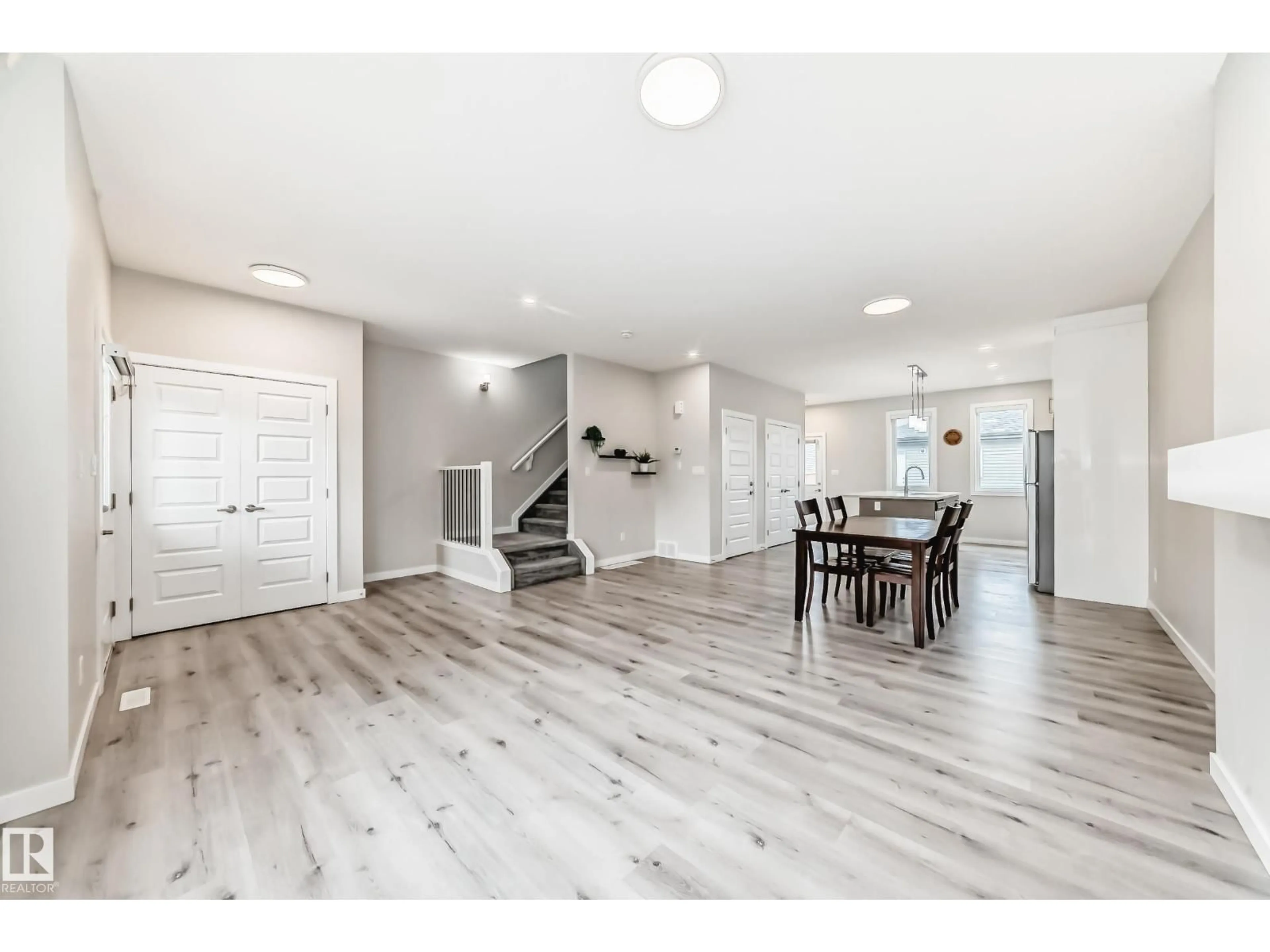 Open concept kitchen, wood/laminate floor for VS - 6536 CHAPPELLE VISTA SW, Edmonton Alberta A6W4A3