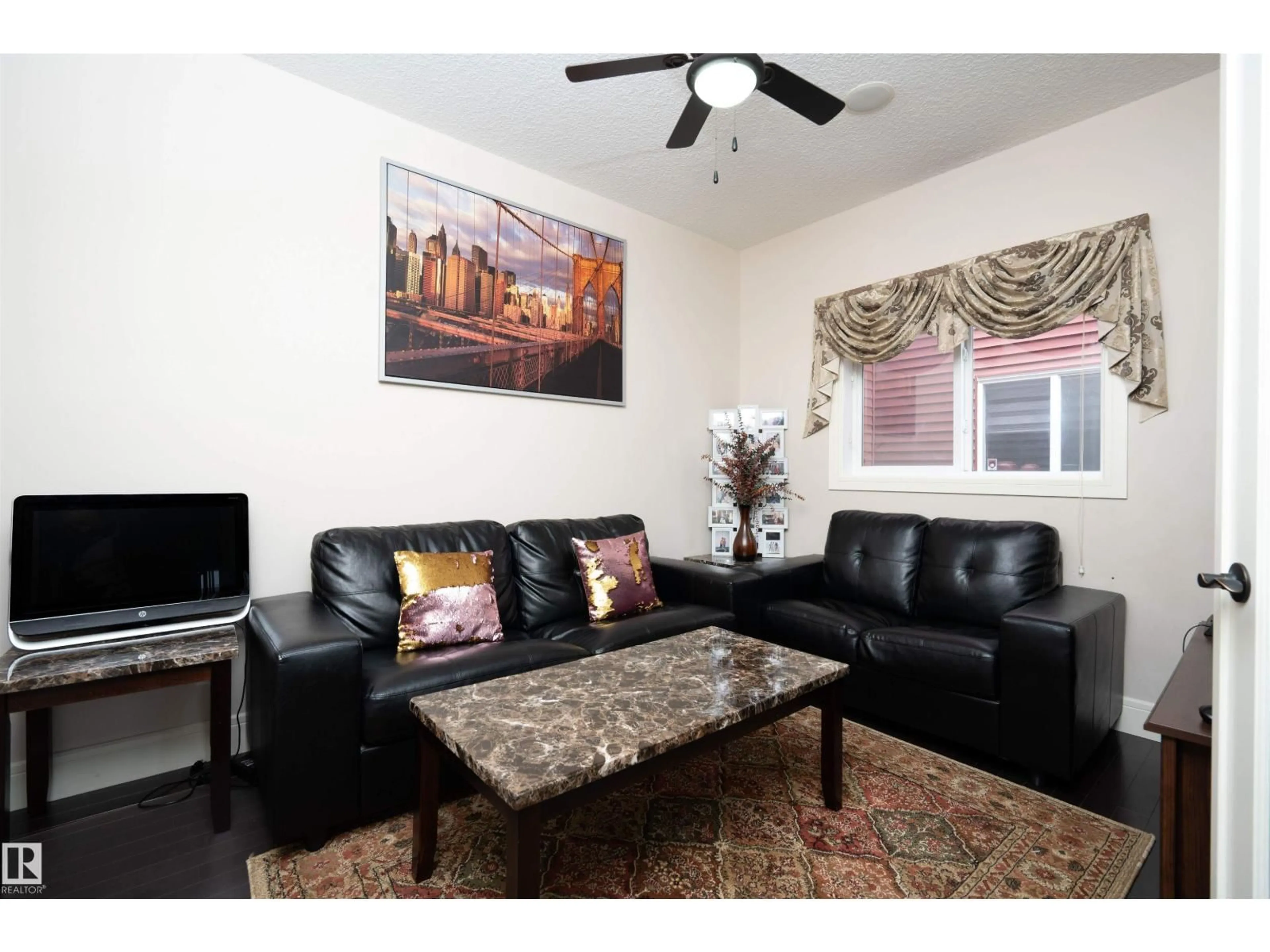 Living room with furniture, unknown for SW SW - 1908 86 ST, Edmonton Alberta T6X1A2