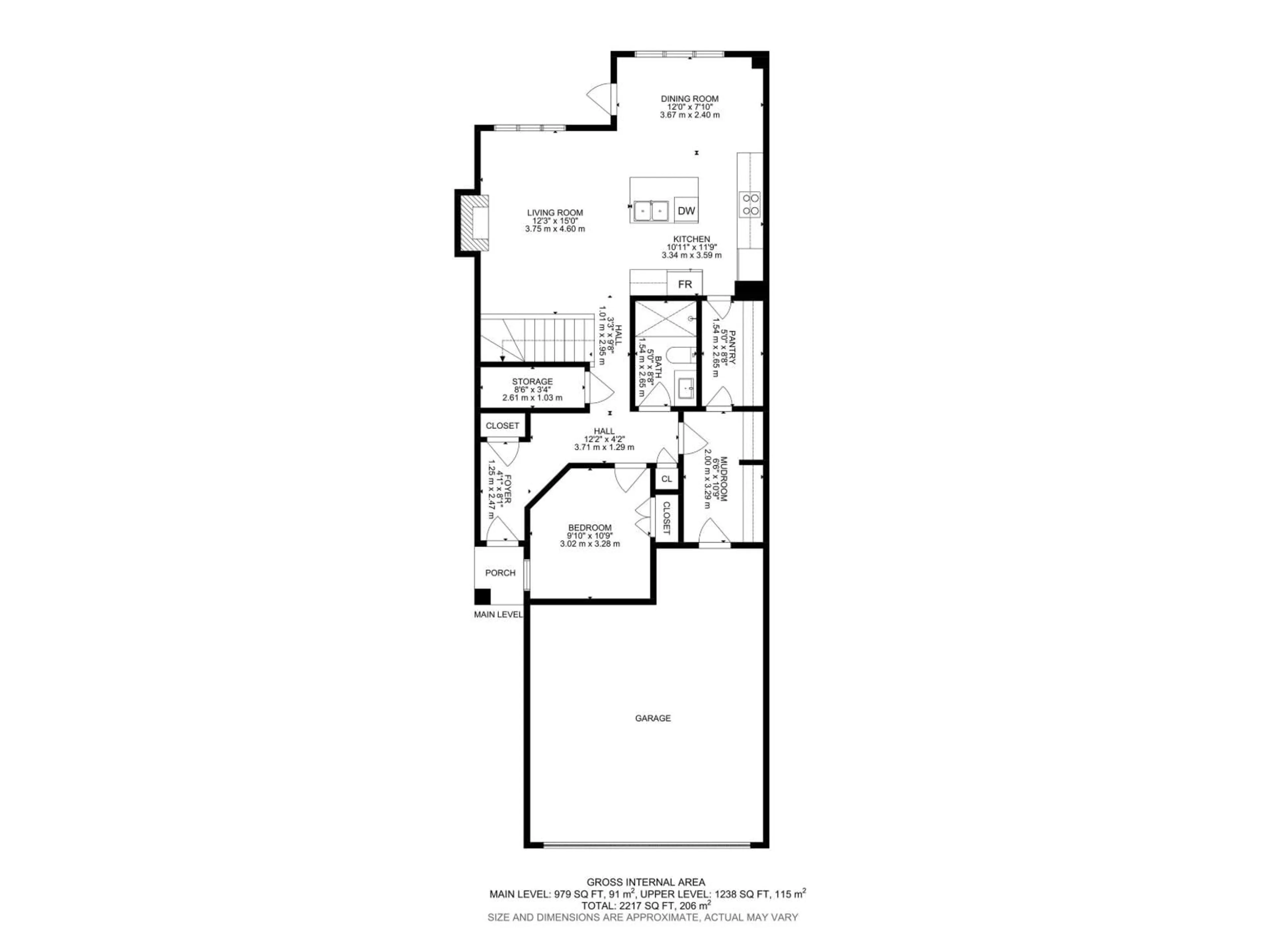 Floor plan for NW - 2512 210 ST, Edmonton Alberta T6M2M7
