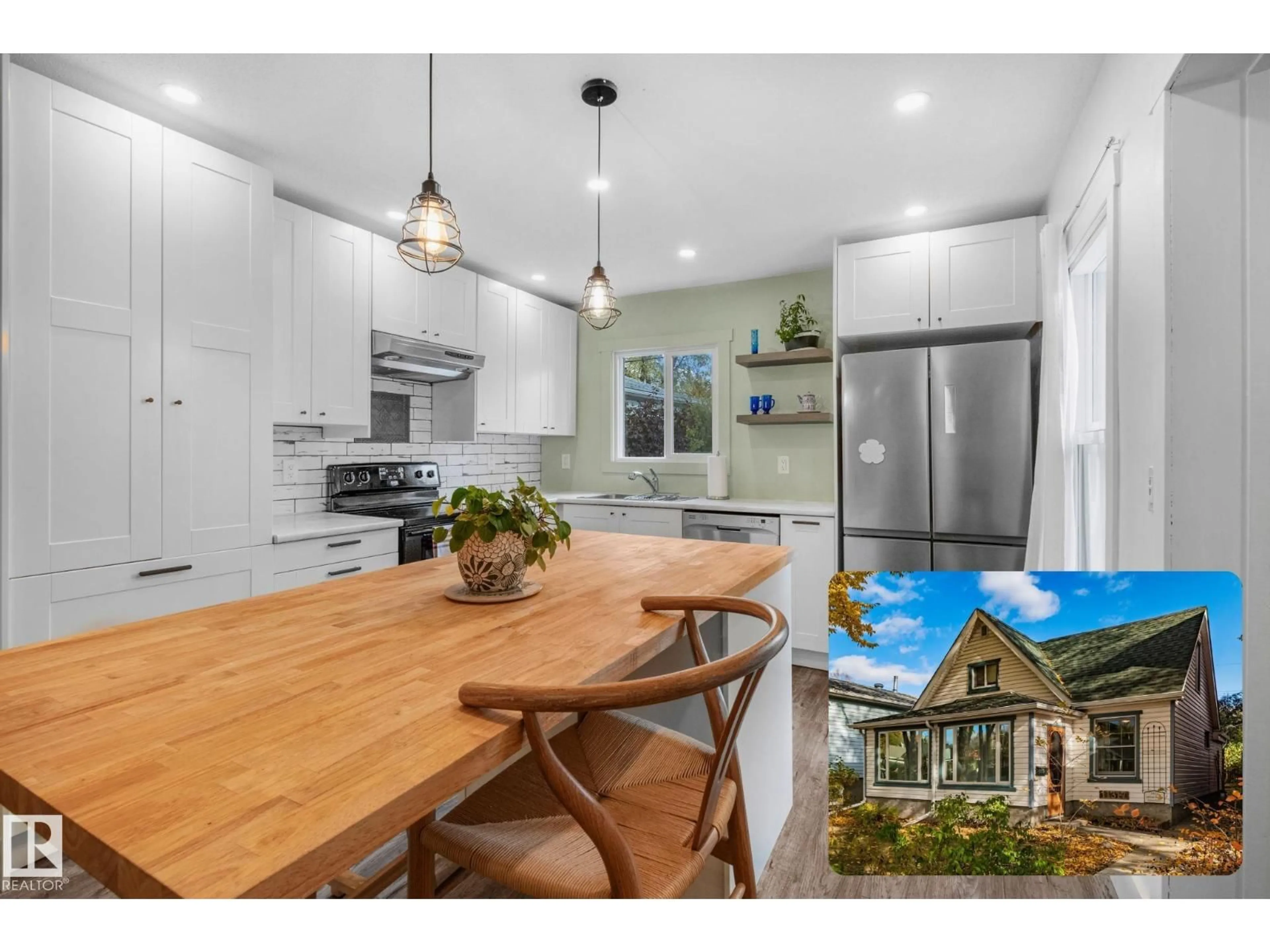 Open concept kitchen, unknown for NW - 11317 66 ST, Edmonton Alberta T5B1H5